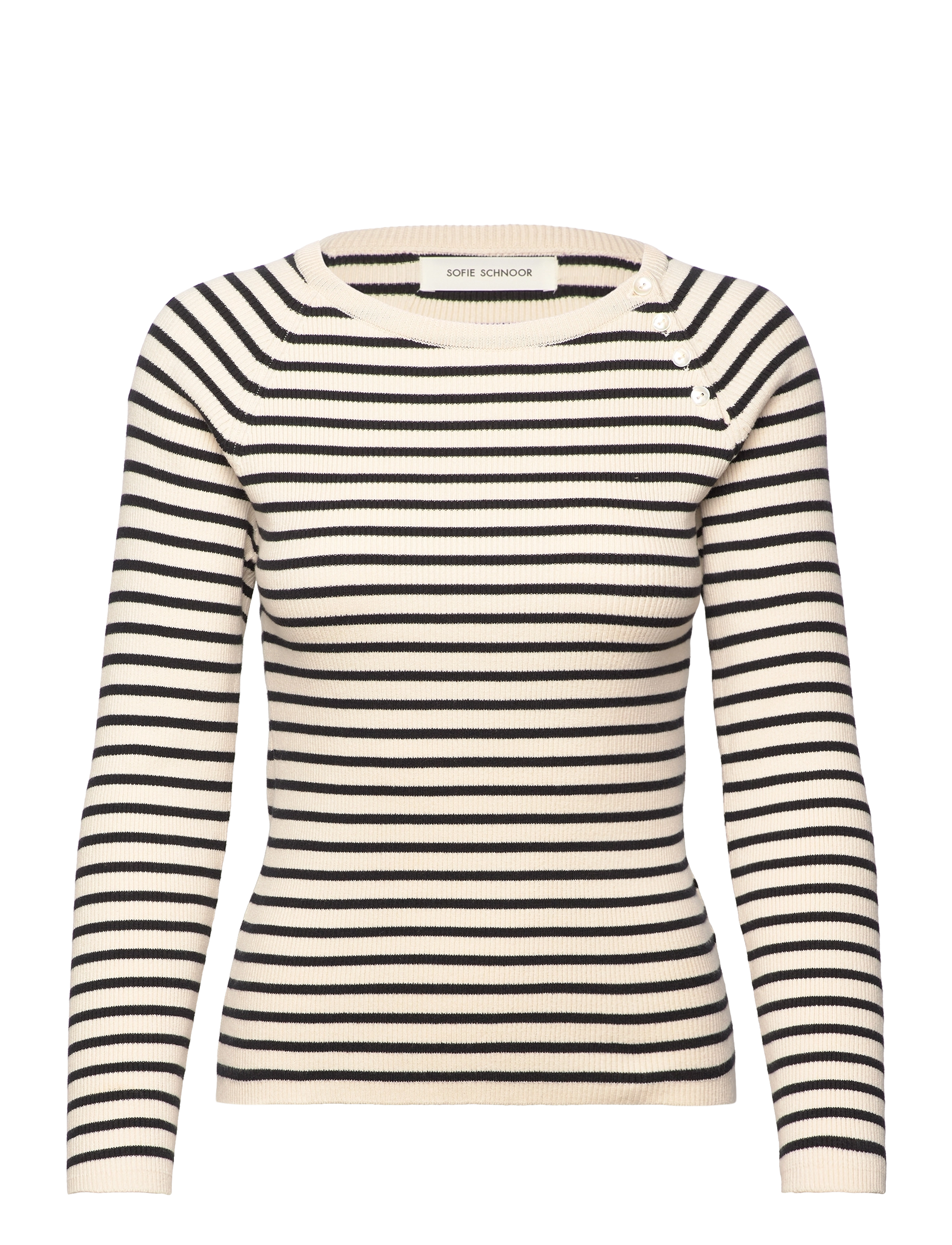 Blouse - BLACK STRIPED