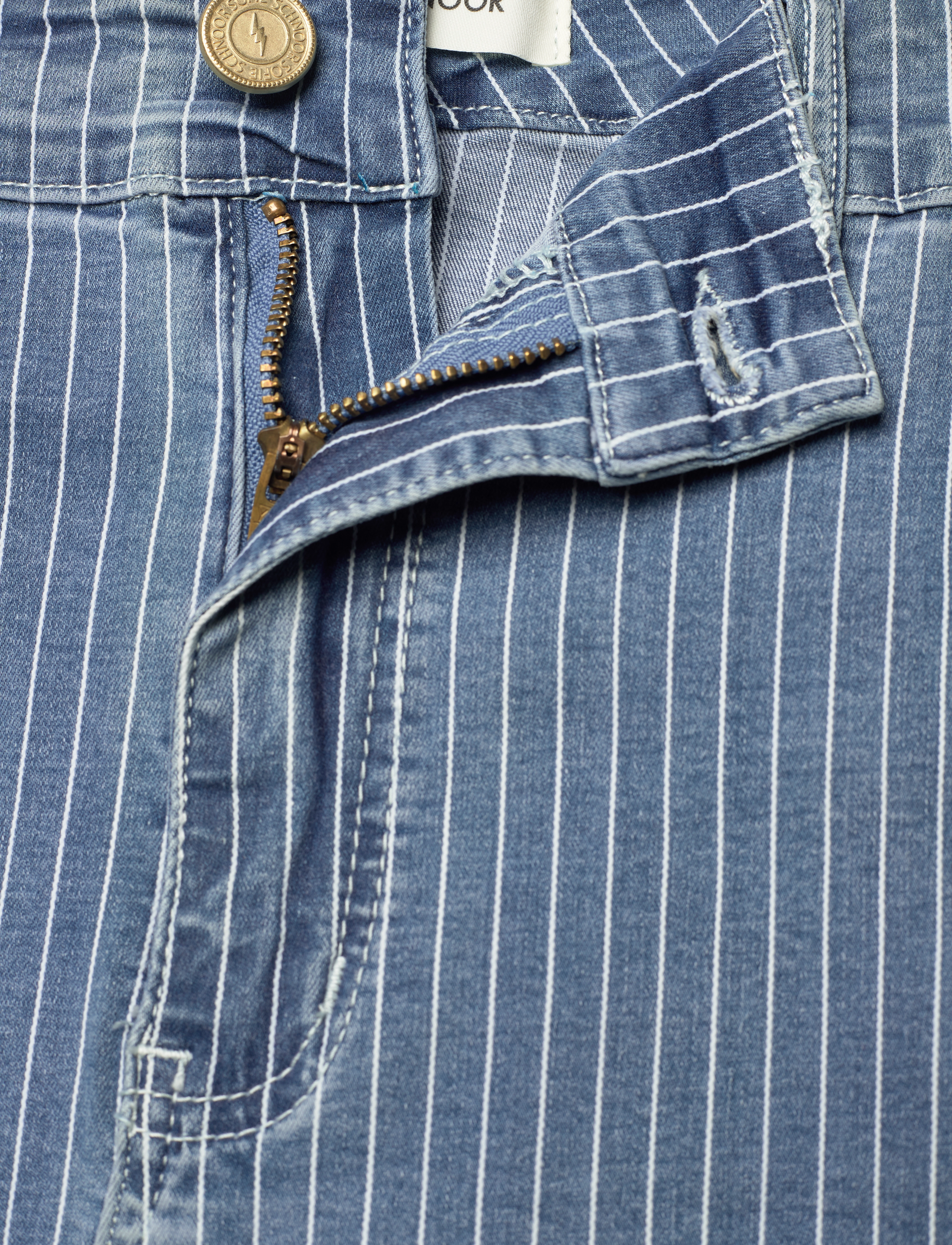 Sofie Schnoor - Skirt - light blue striped - 3