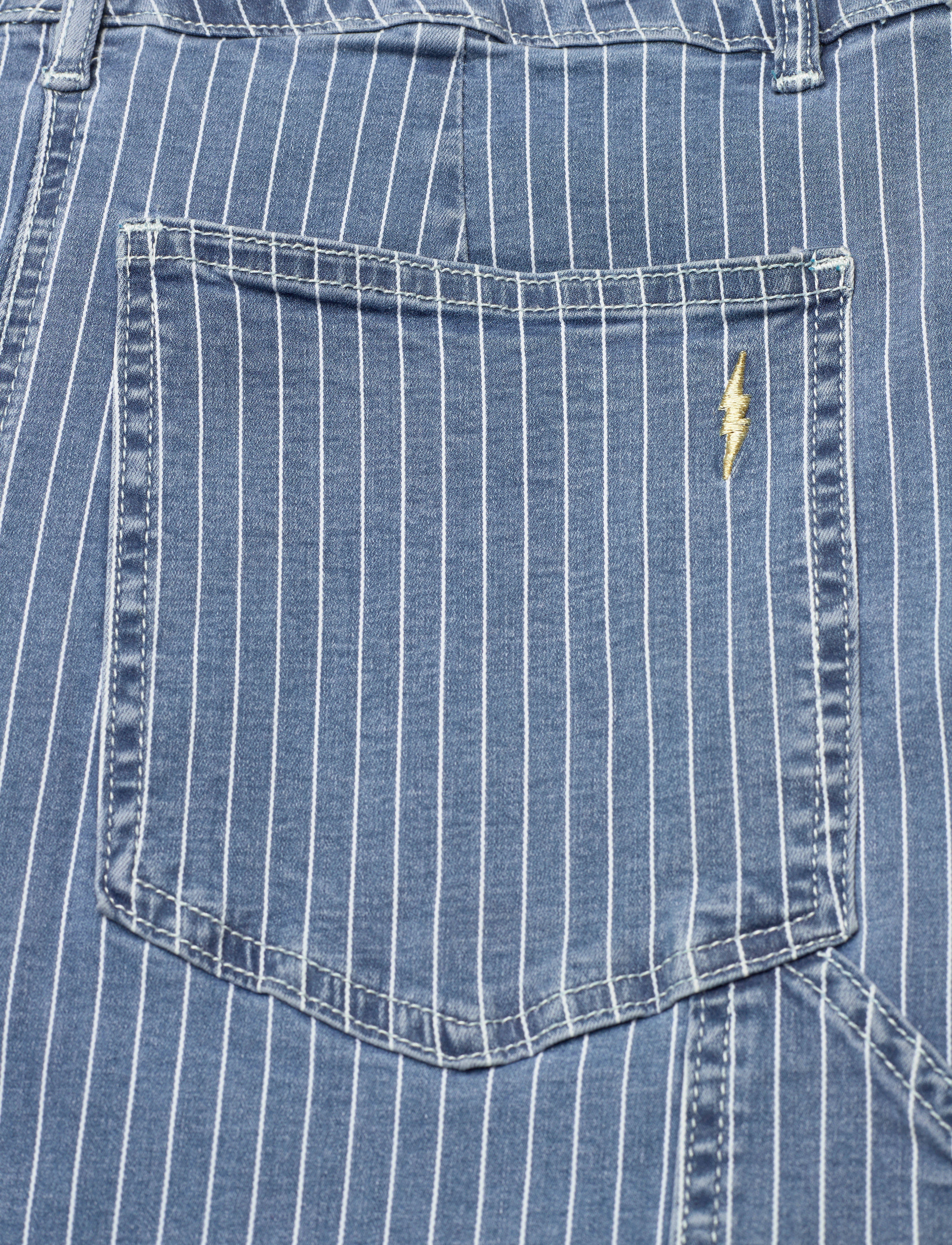 Sofie Schnoor - Skirt - light blue striped - 4