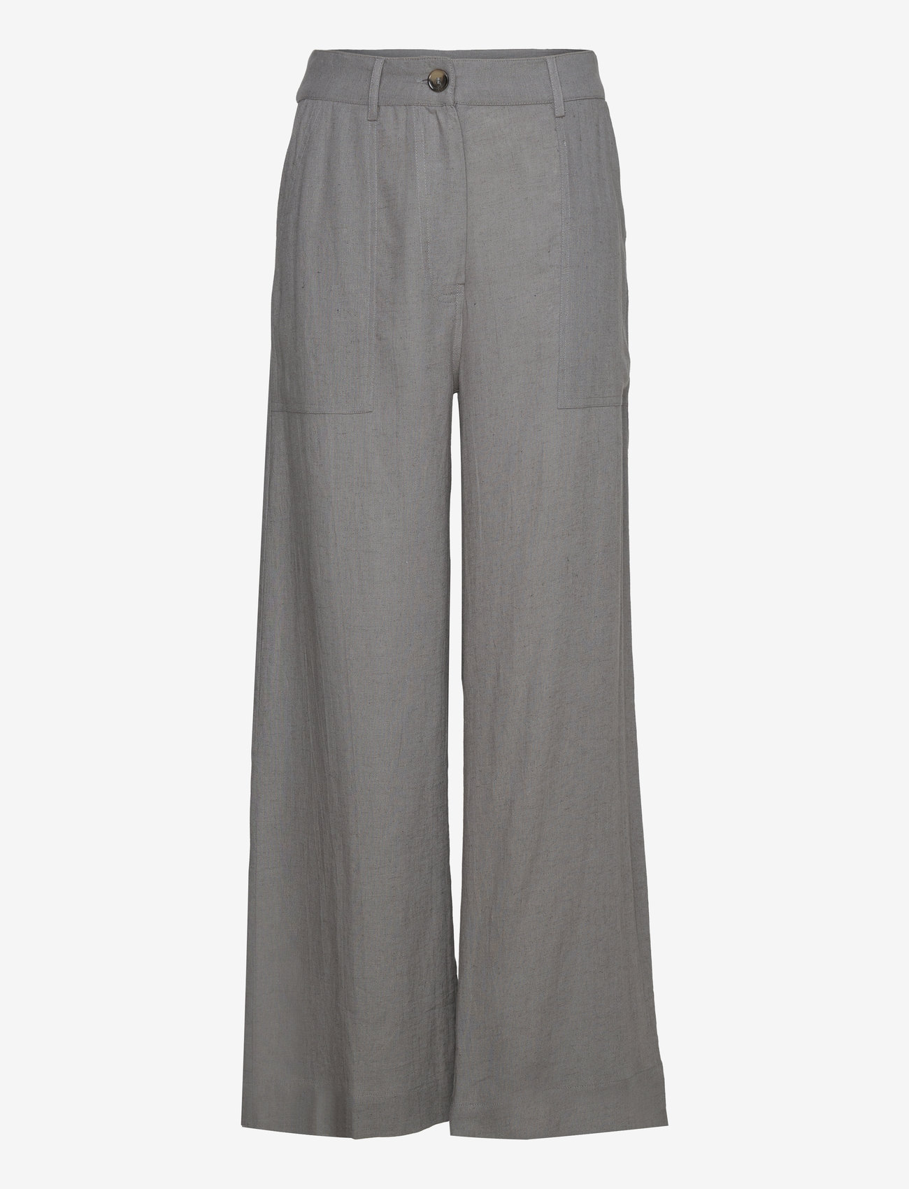 Sofie Schnoor - Trousers - linnebyxor - steel grey - 0