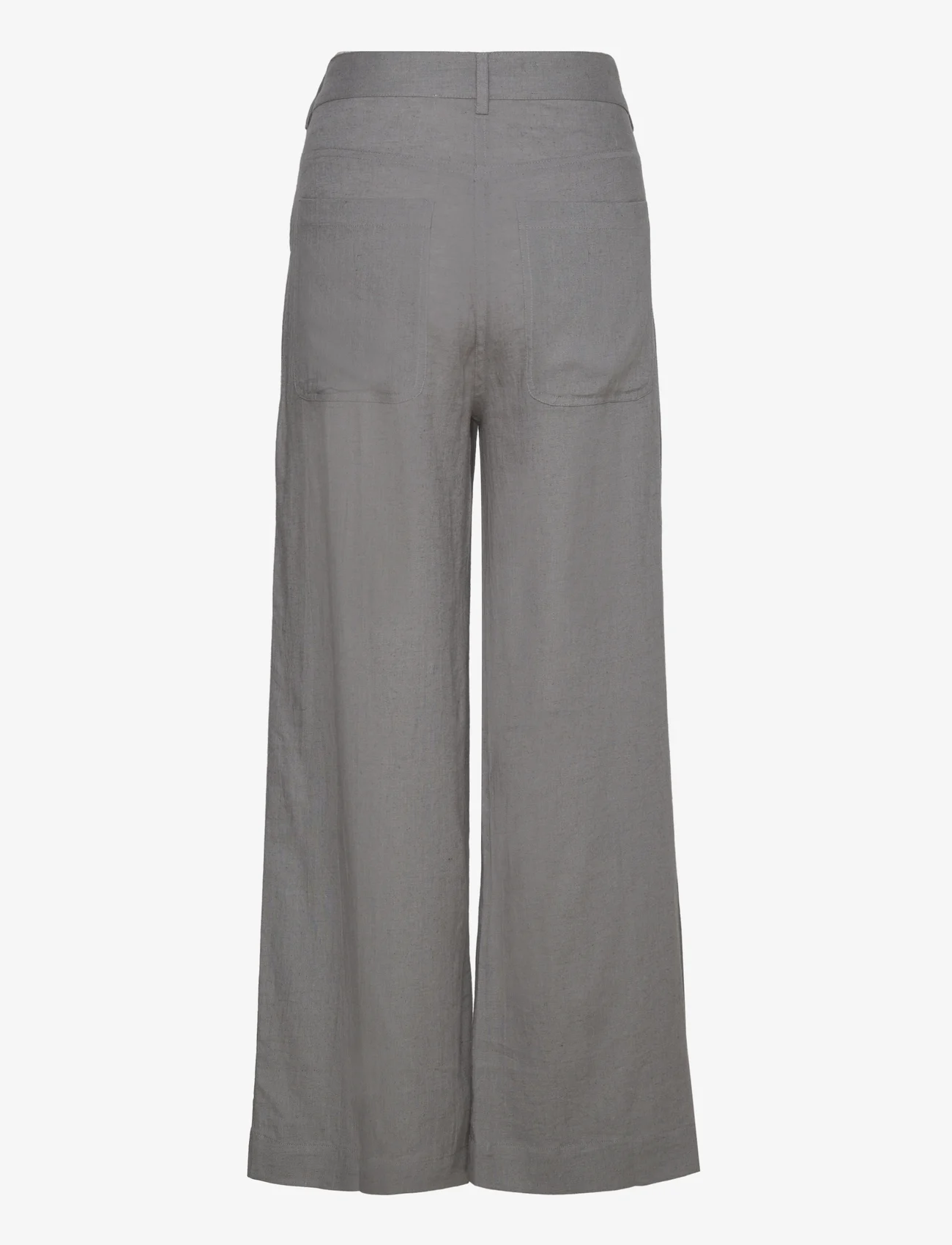 Sofie Schnoor - Trousers - linen trousers - steel grey - 1