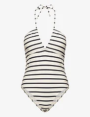 Sofie Schnoor - Swimsuit - badeanzüge - black striped - 0