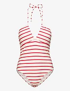 Swimsuit - RED STRIPED