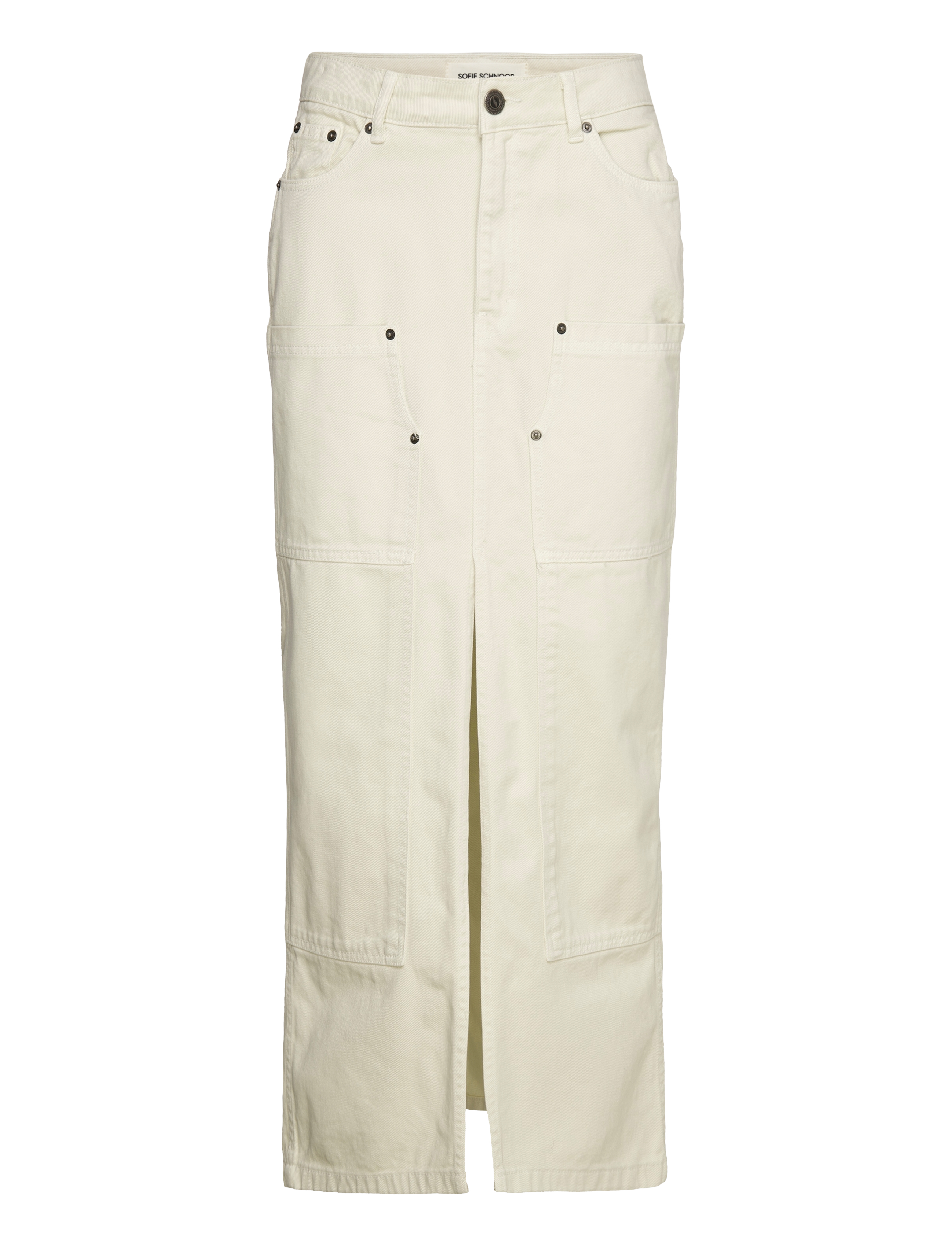 Sofie Schnoor Skirt, 38, Röcke, Creme - Knee-length & Midi, Frauen