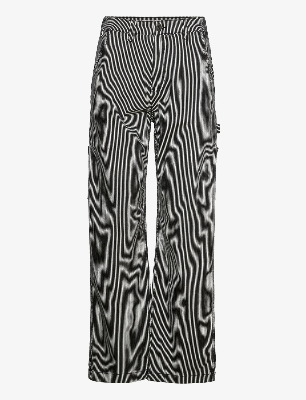 Sofie Schnoor - Trousers - hosen mit weitem bein - white black striped - 0