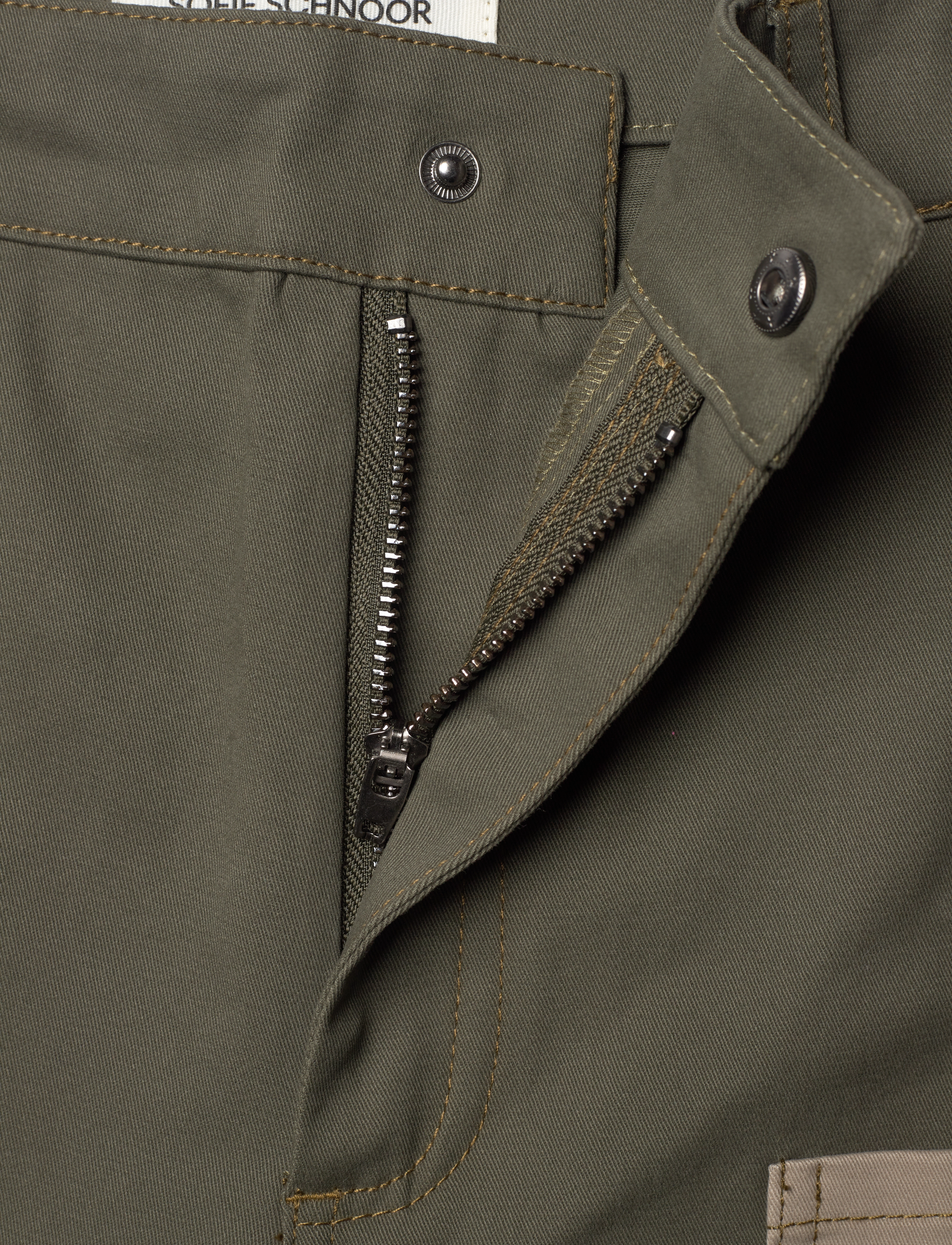 Sofie Schnoor - Trousers - hosen mit weitem bein - army green - 3