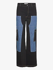 Sofie Schnoor - Trousers - džinsa bikses ar platām starām - black - 0