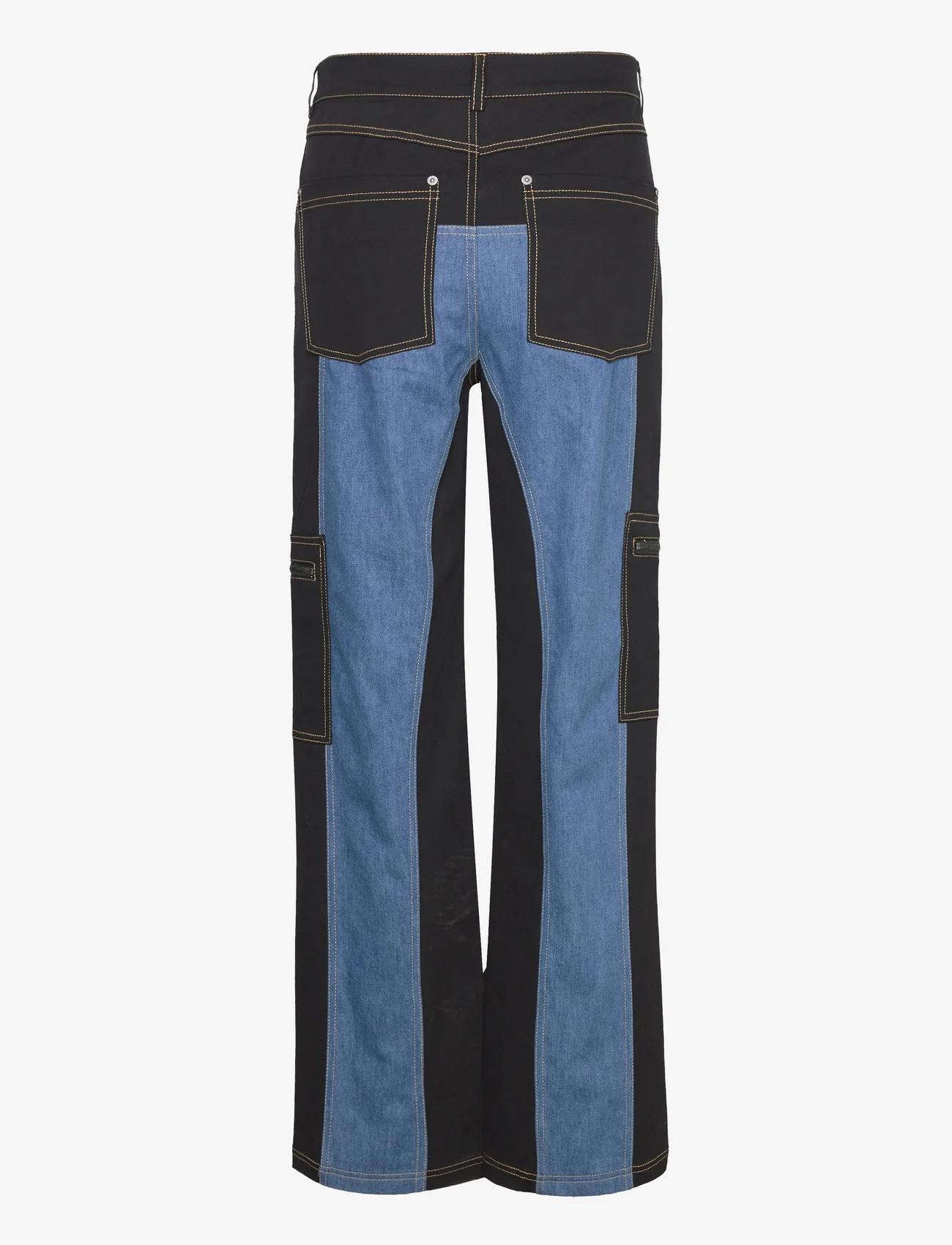 Sofie Schnoor - Trousers - džinsa bikses ar platām starām - black - 1