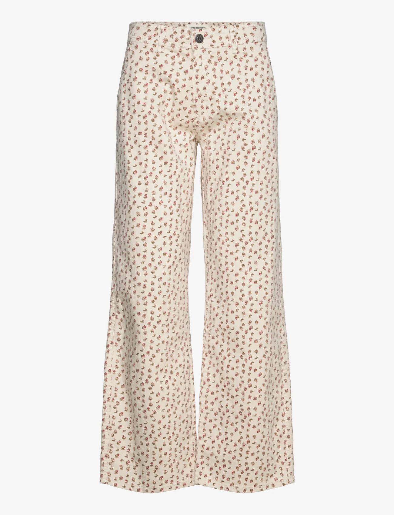 Sofie Schnoor - Trousers - džinsa bikses ar platām starām - antique white - 0