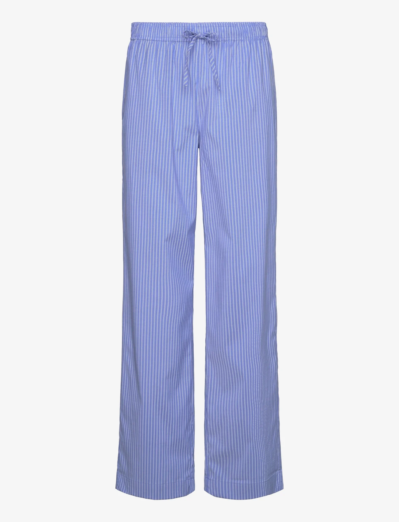 Sofie Schnoor - Trousers - hosen mit weitem bein - blue striped - 0