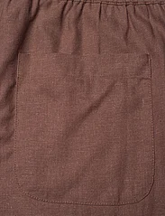 Sofie Schnoor - Trousers - linen trousers - chocolate brown - 4