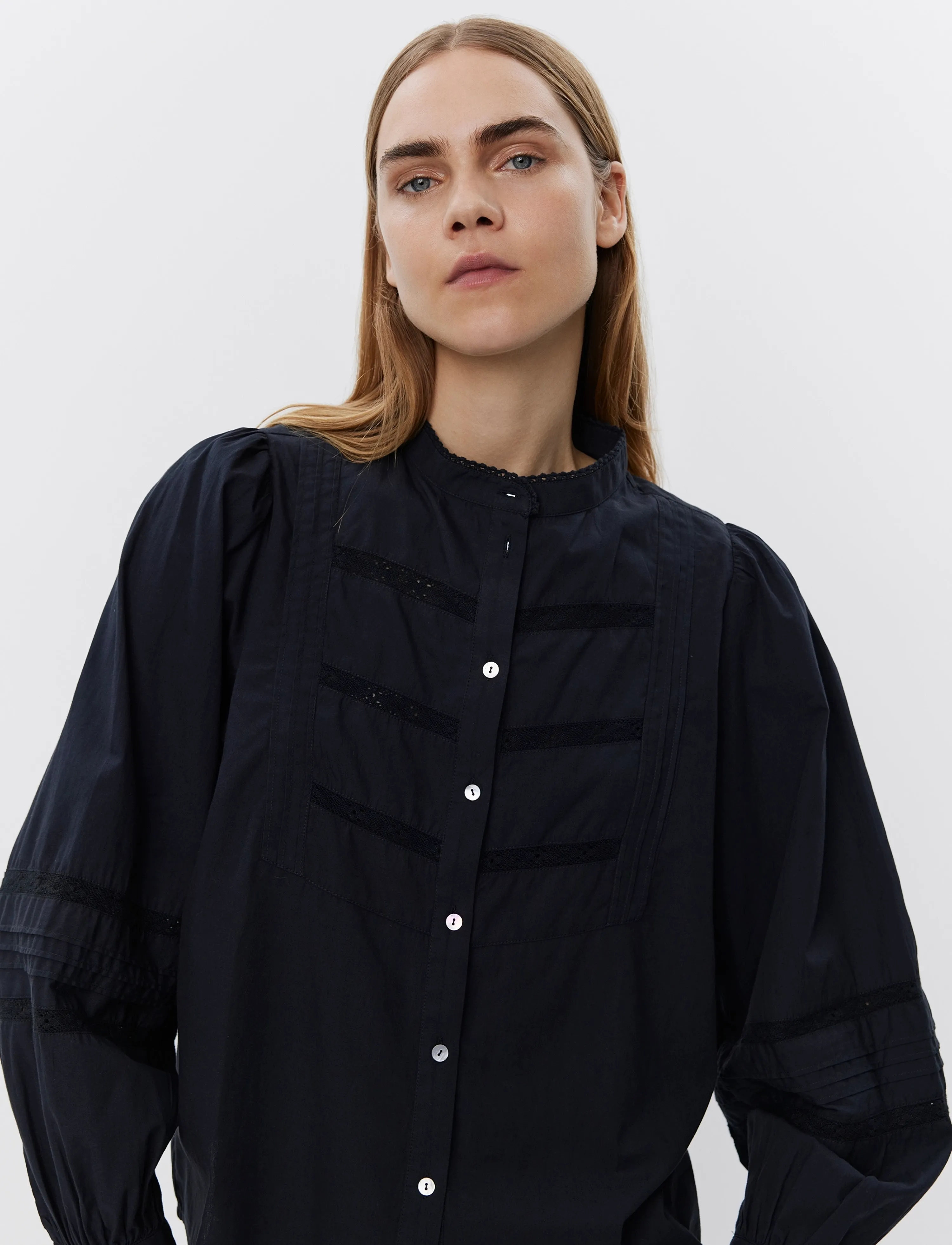 Sofie Schnoor - Shirt - langärmlige hemden - black - 5