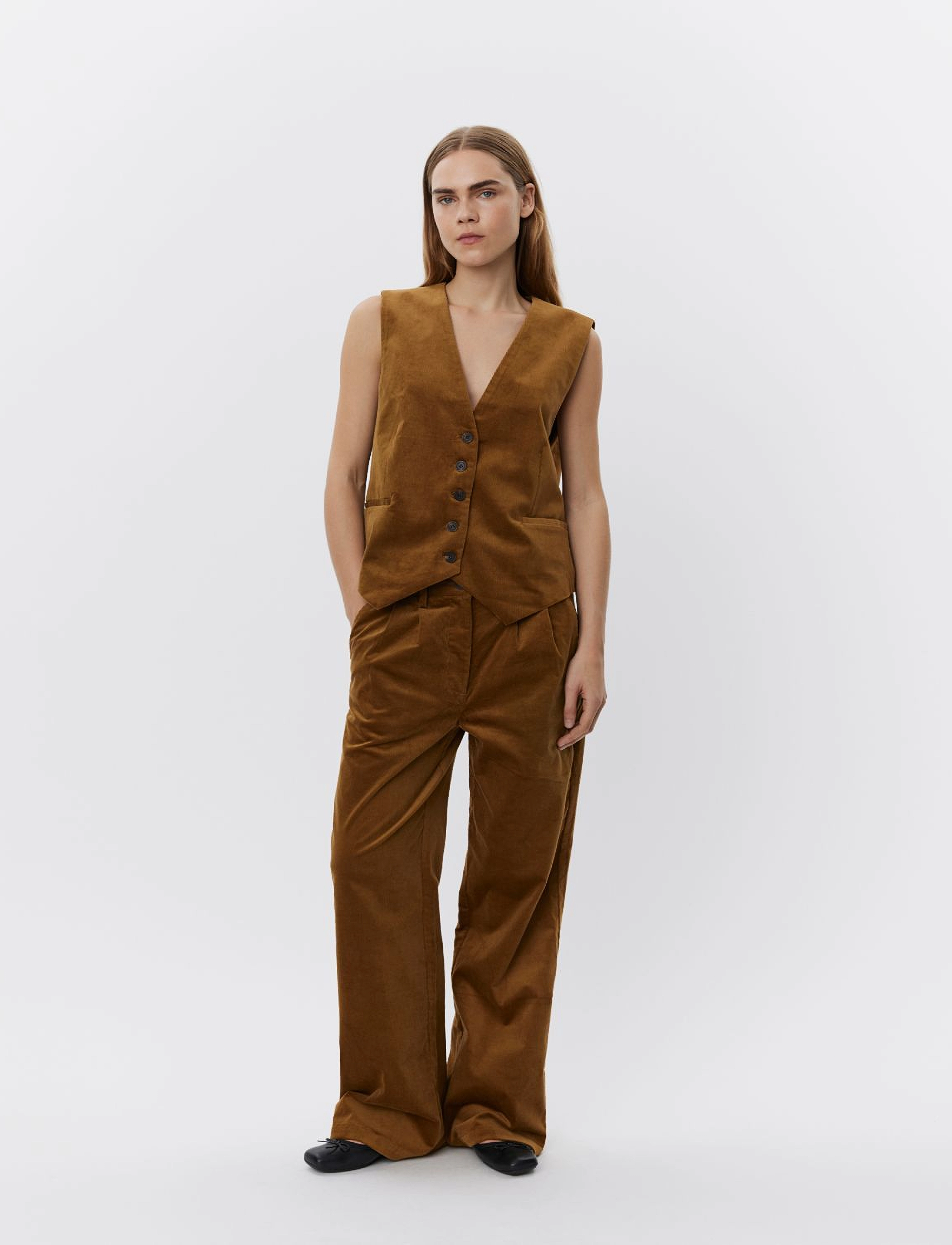 Sofie Schnoor - MALINASW TROUSERS - mustard - 3