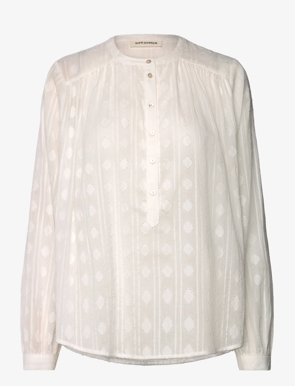 Sofie Schnoor - AYOSW SHIRT - pikkade varrukatega särgid - white - 1