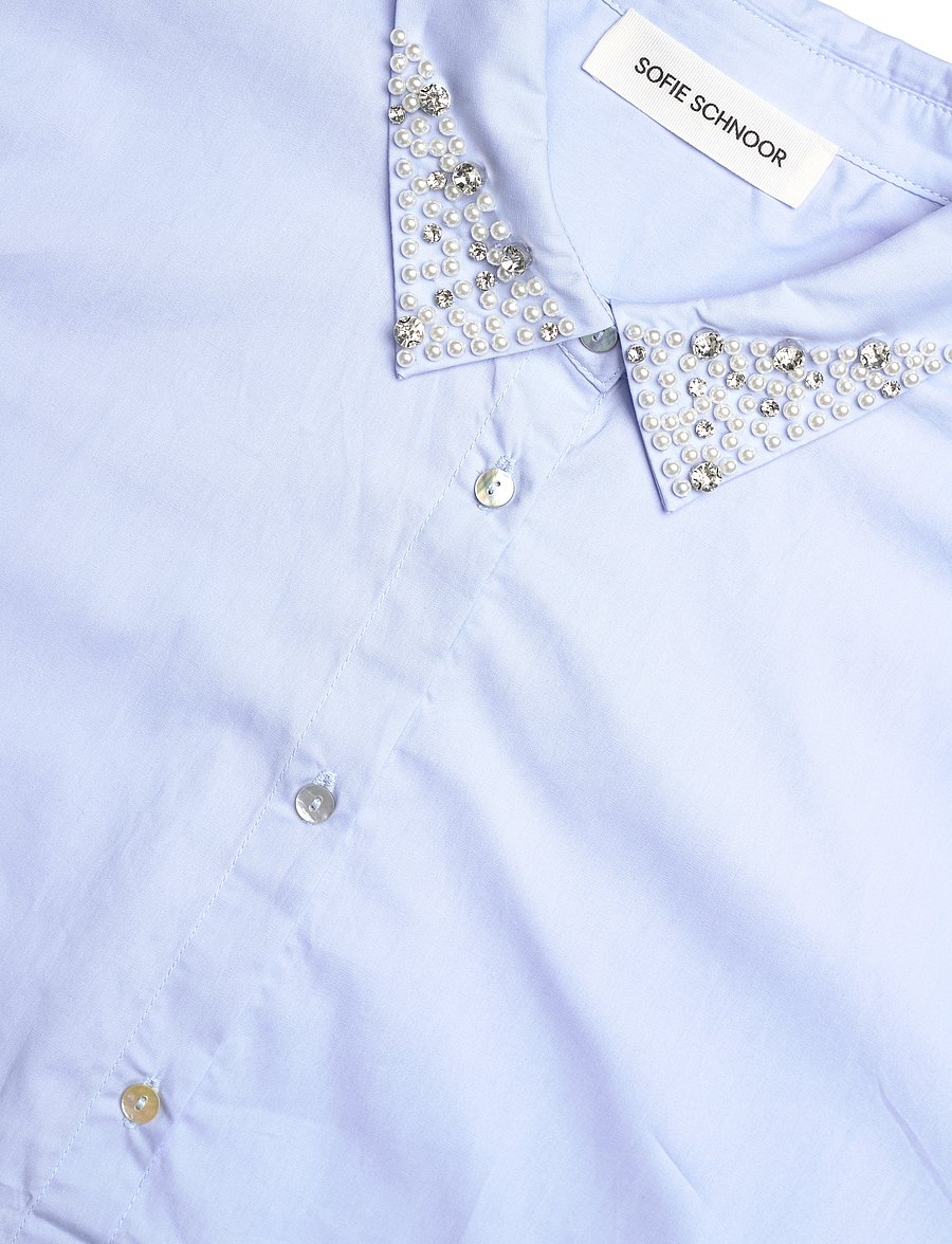 Sofie Schnoor - ELLIDASW SHIRT - marškiniai ilgomis rankovėmis - ice blue - 3