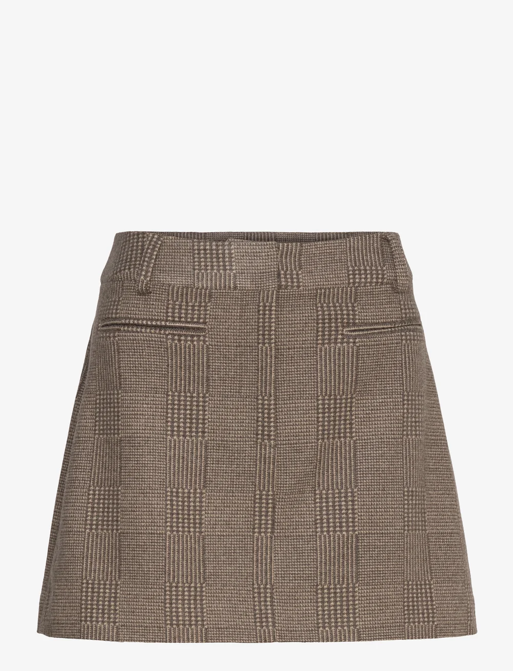 Sofie Schnoor - ROBYNSW SKIRT - korta kjolar - brown check - 1