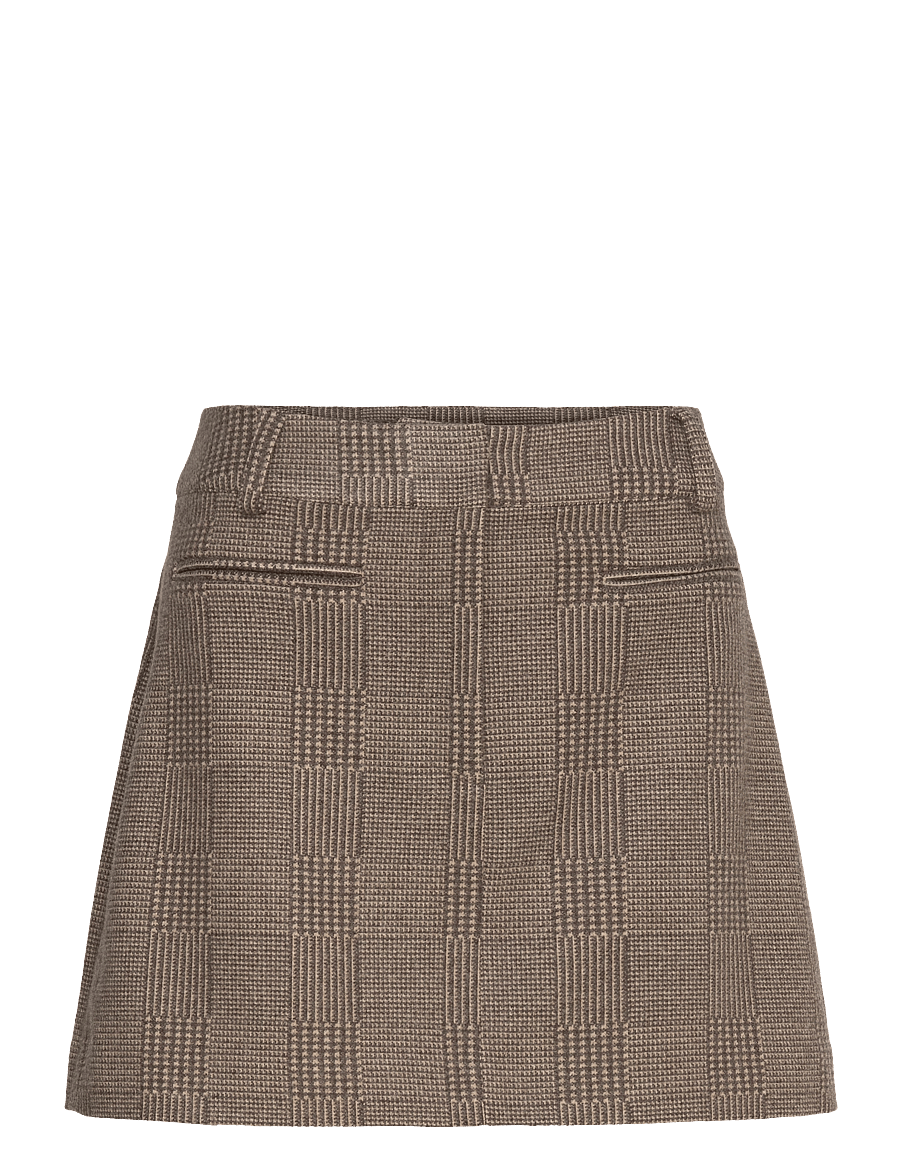 Sofie Schnoor - Skirt - brown check - 1