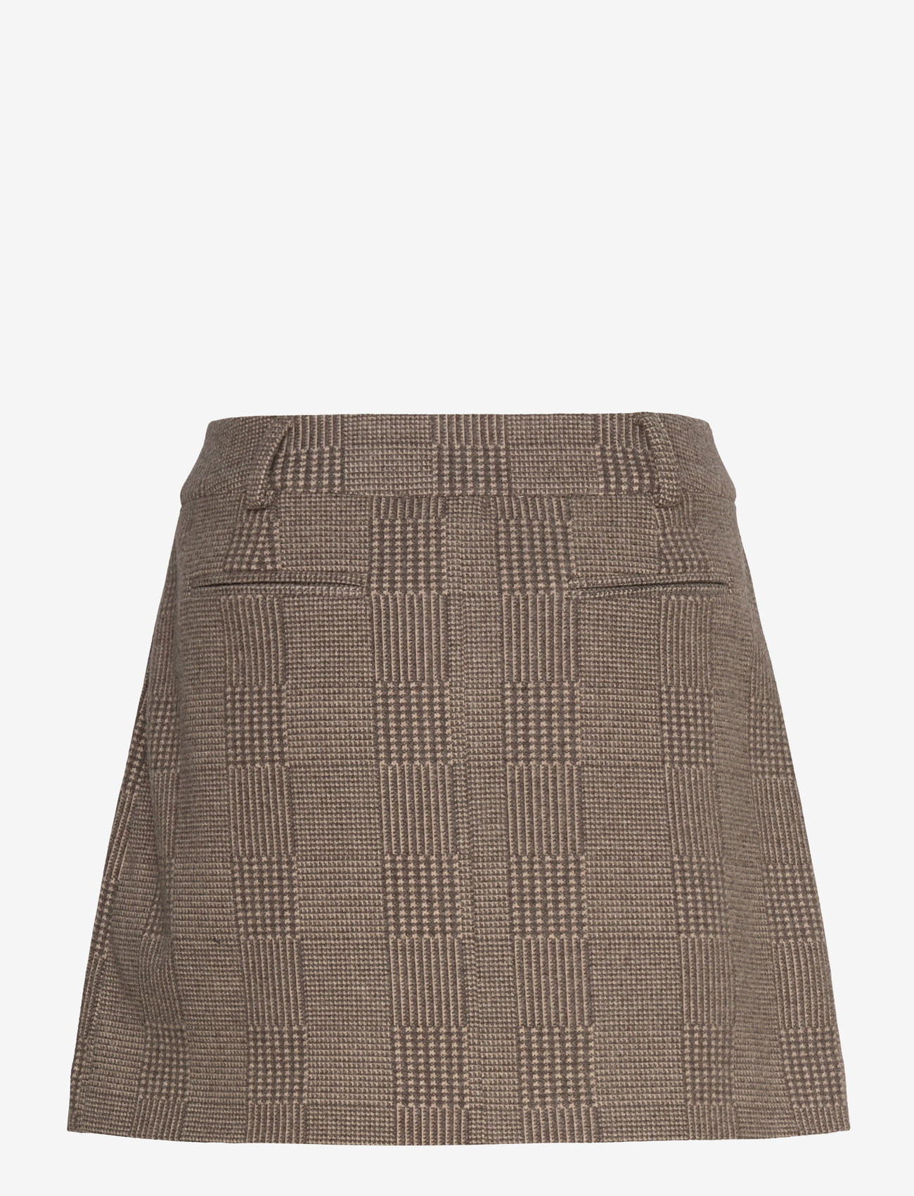 Sofie Schnoor - ROBYNSW SKIRT - kurze röcke - brown check - 1