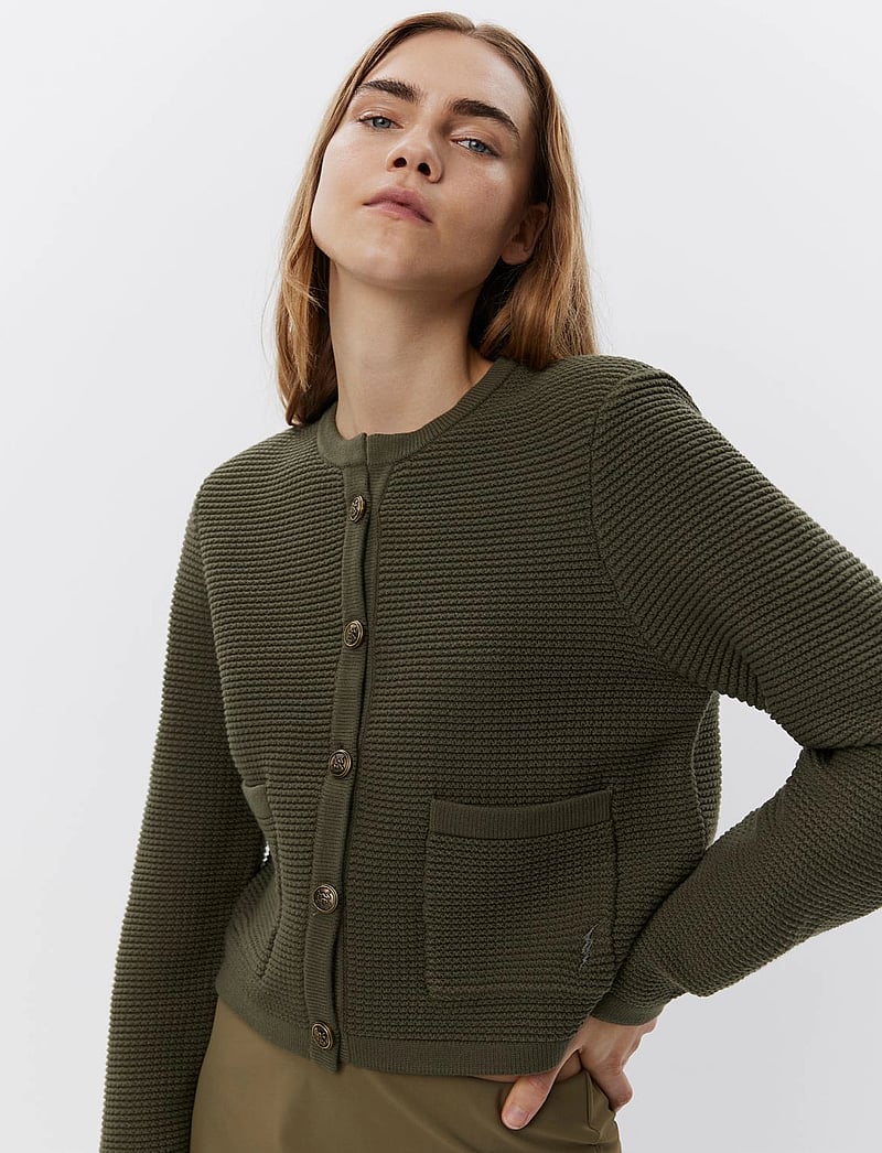 Sofie Schnoor - Cardigan - kardiganid - green olive - 0