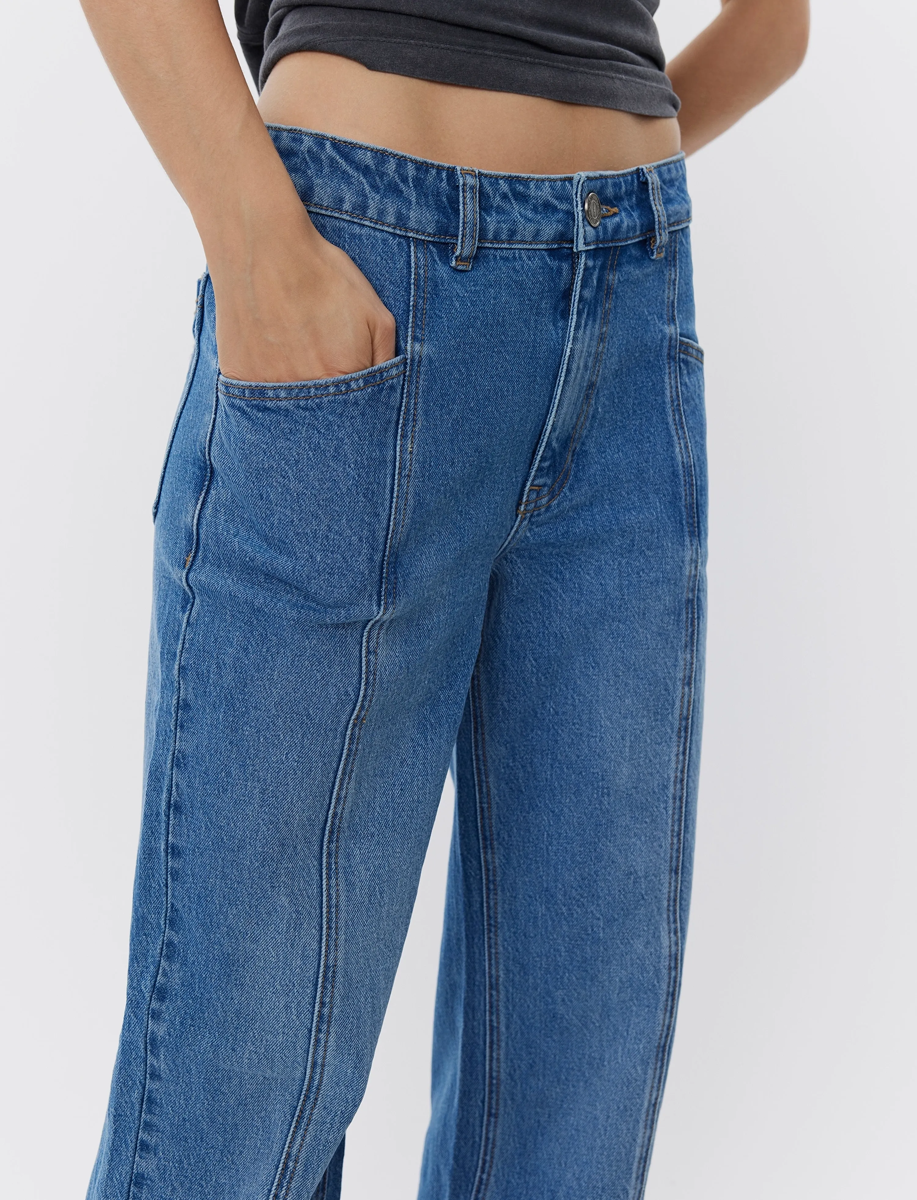 Sofie Schnoor - Jeans - sirge säärega teksad - denim blue - 3