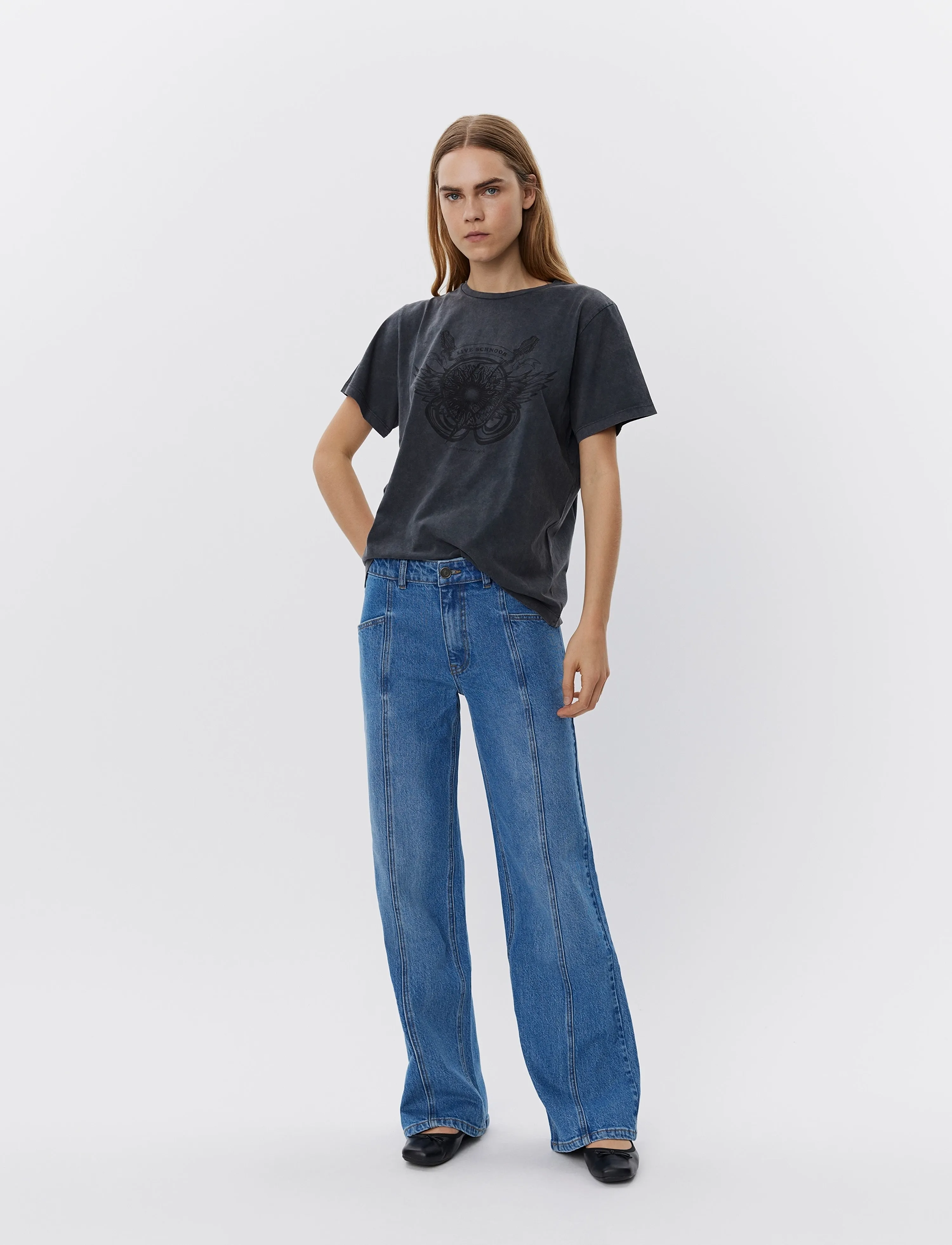 Sofie Schnoor - Jeans - sirge säärega teksad - denim blue - 4