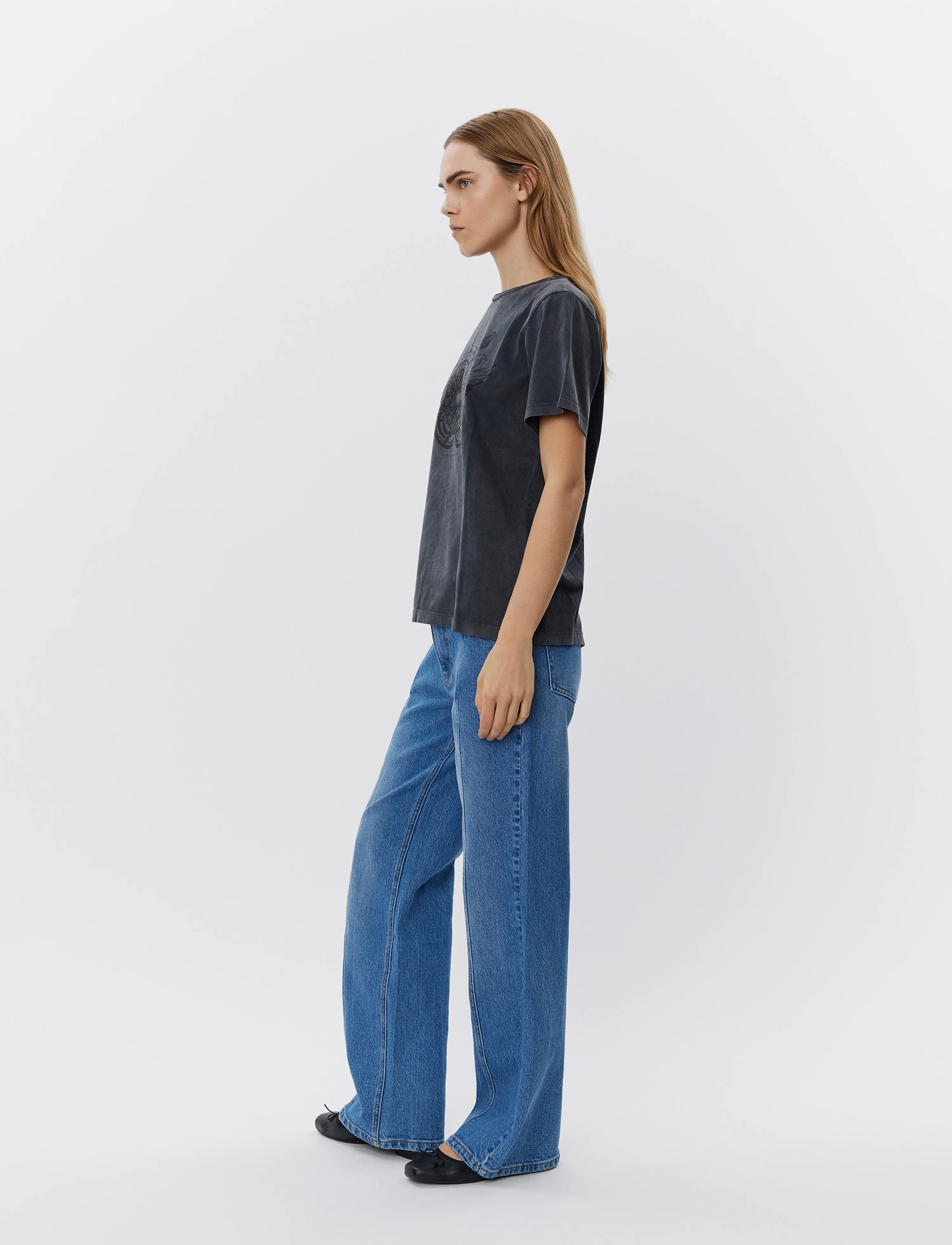Sofie Schnoor - Jeans - sirge säärega teksad - denim blue - 5