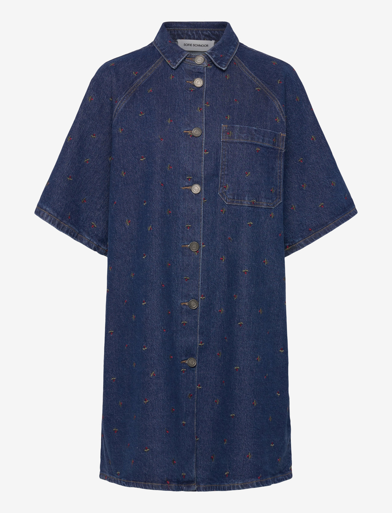 Sofie Schnoor - Shirt - jeanskleider - dark denim blue - 1