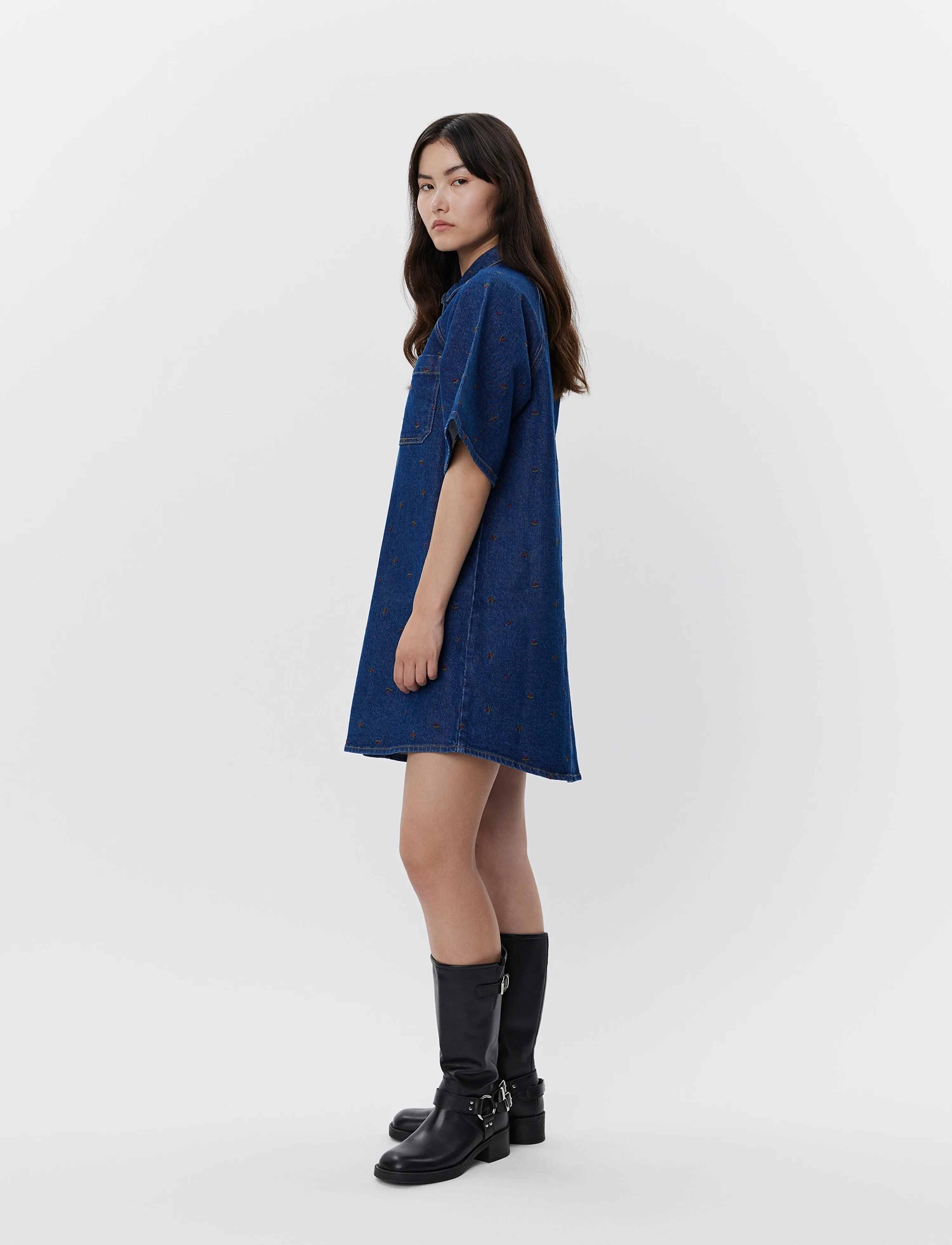 Sofie Schnoor - Shirt - sukienki krótkie - dark denim blue - 3