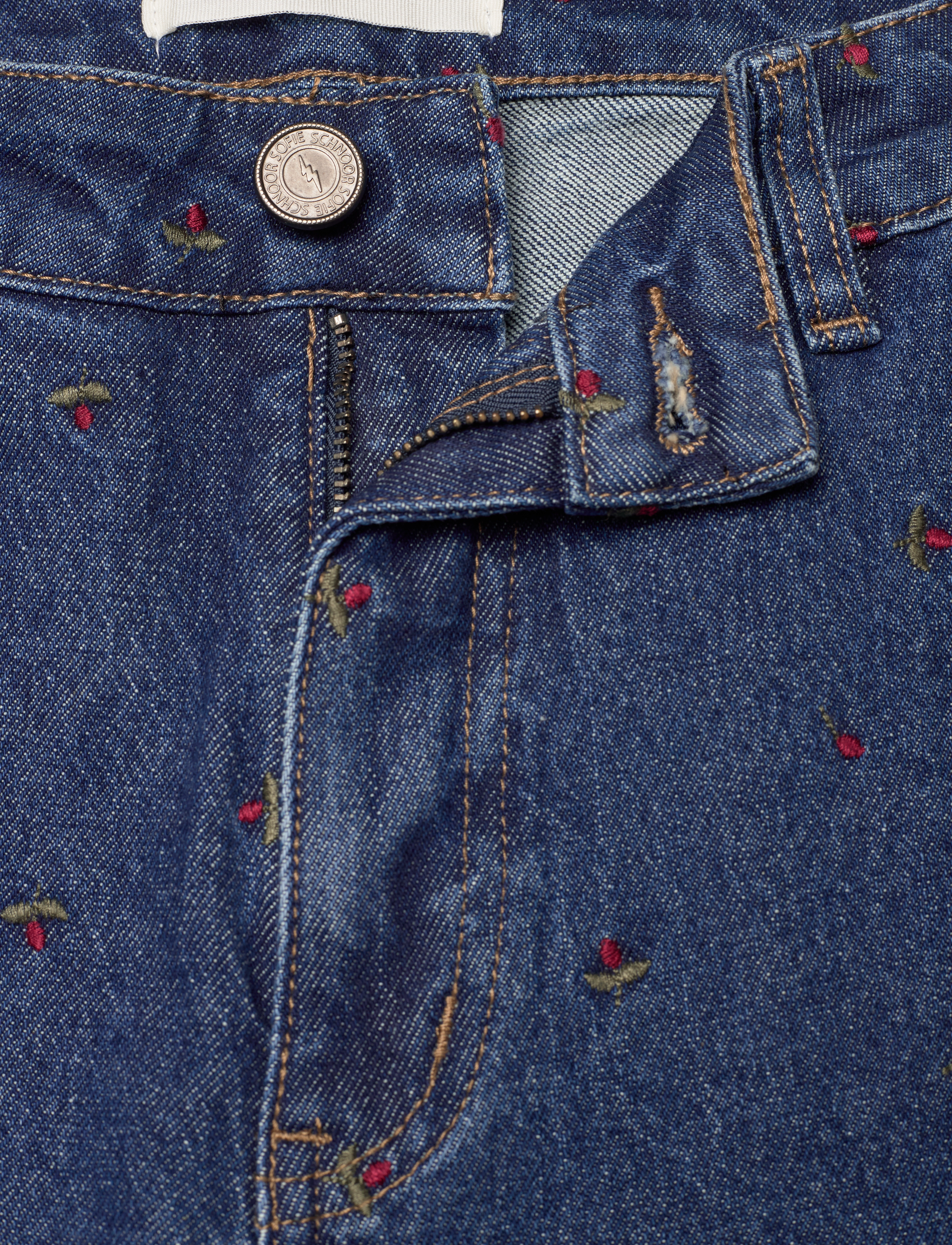 Sofie Schnoor - Jeans - hosen mit weitem bein - dark denim blue - 5