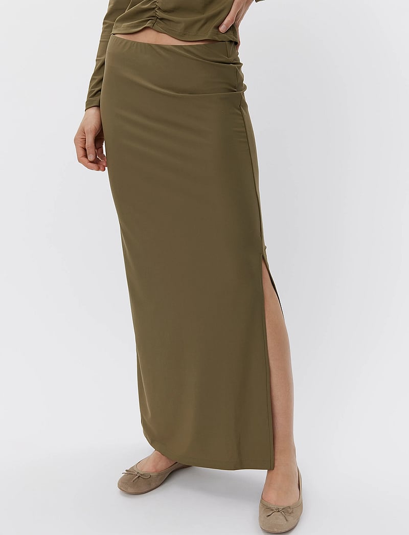Sofie Schnoor - Skirt - maksiseelikud - olive leaf - 0