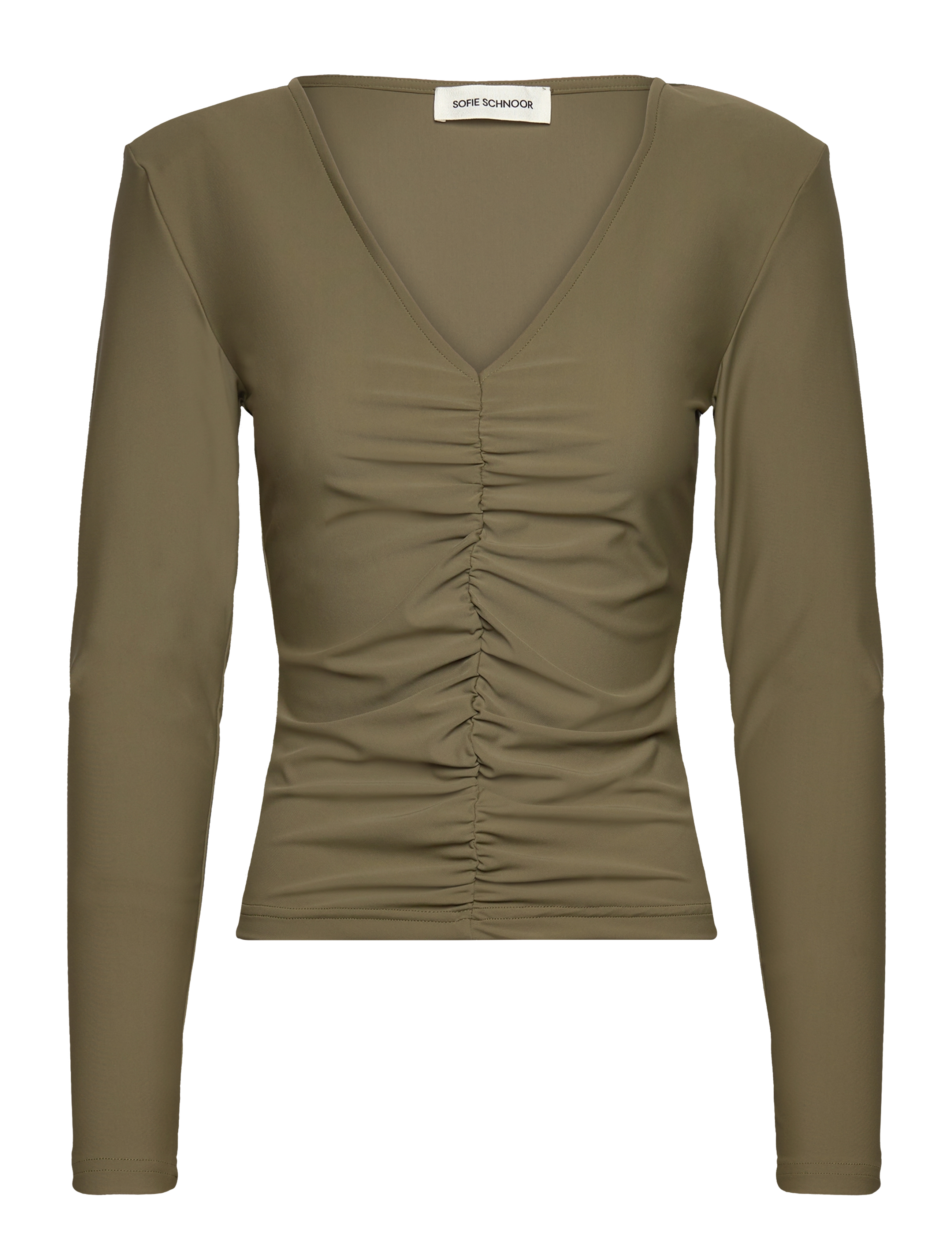 SOFIE SCHNOOR Bluse Khaki - S - Damen
