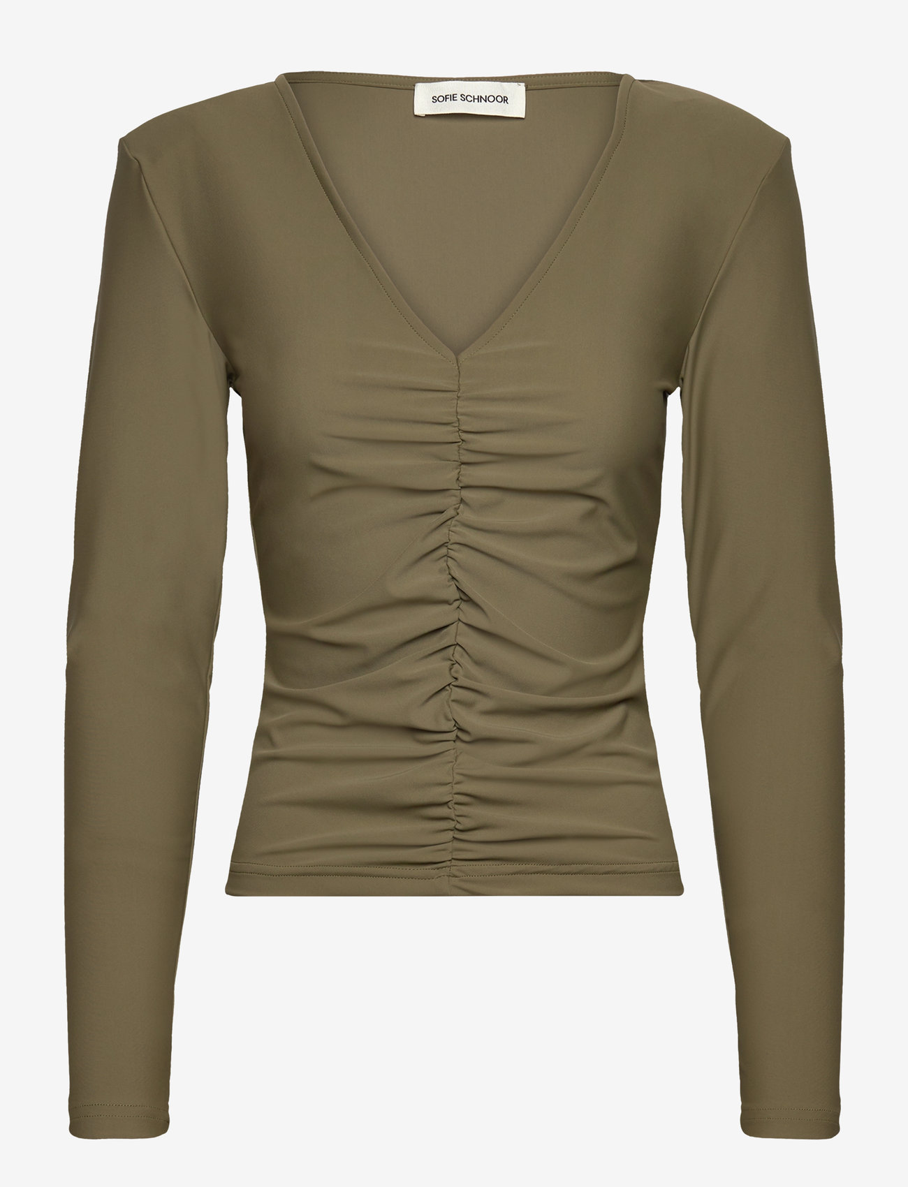 Sofie Schnoor - Blouse - langärmlige blusen - olive leaf - 0