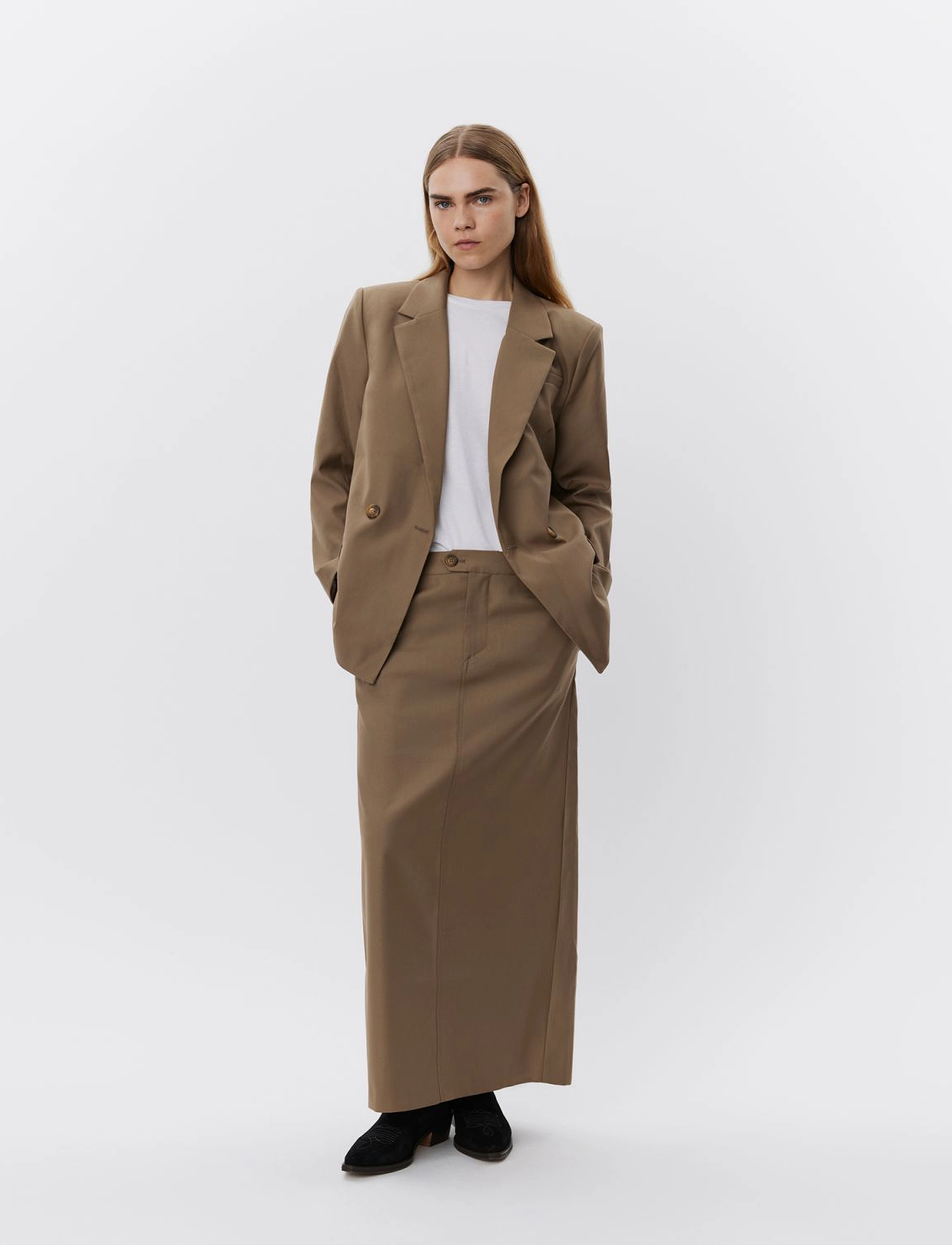 Sofie Schnoor - ACHAIASW SKIRT - maksihameet - camel - 3