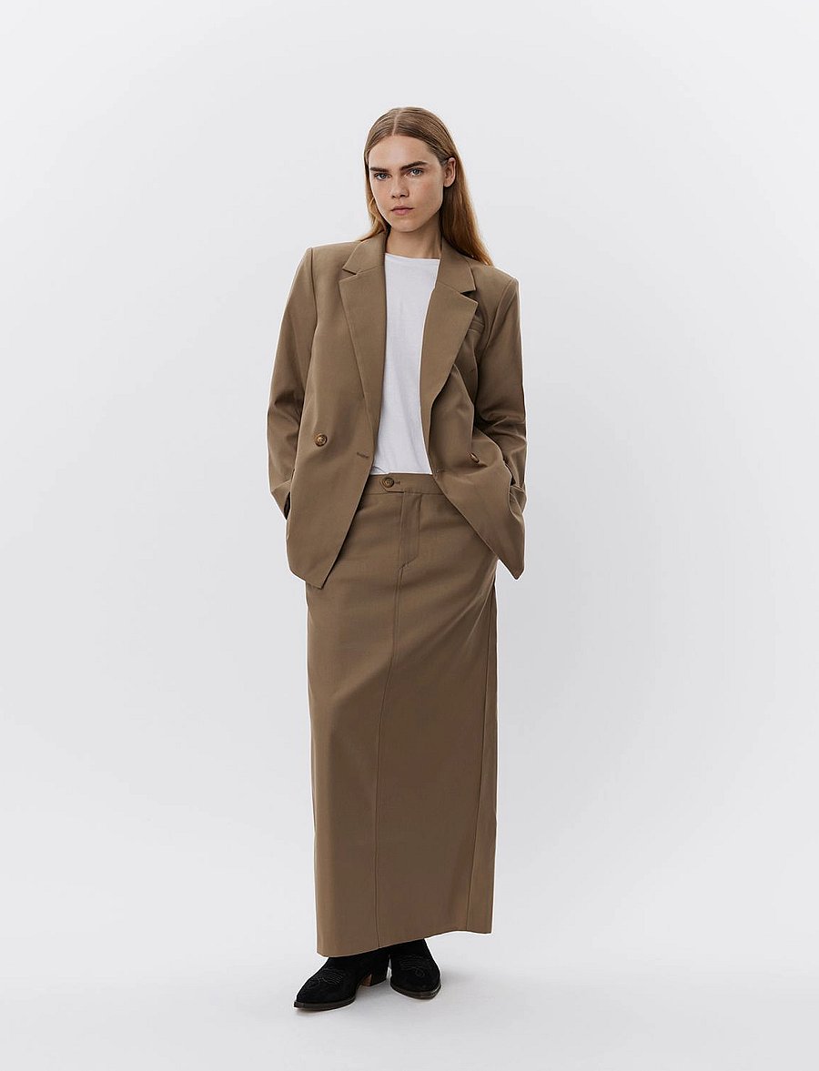 Sofie Schnoor - ACHAIASW SKIRT - maxi röcke - camel - 3
