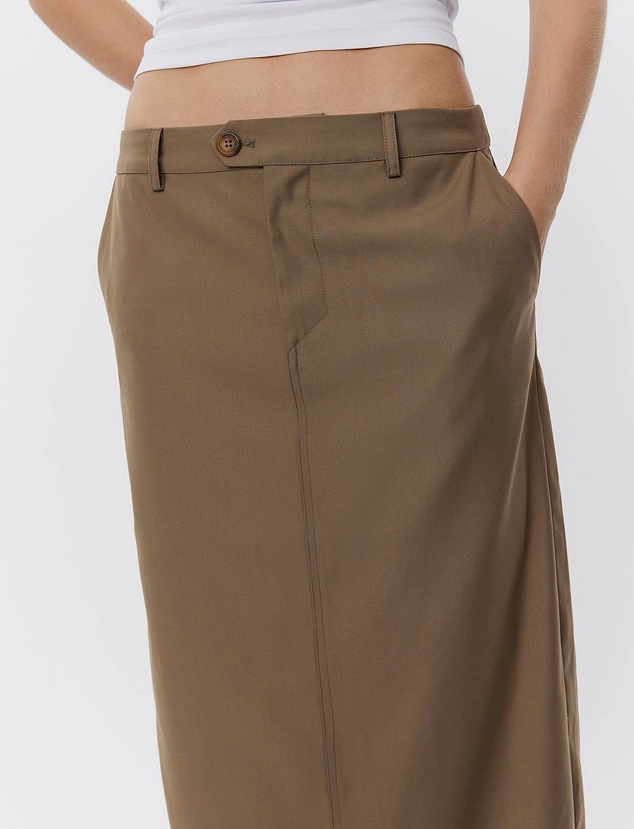 Sofie Schnoor - ACHAIASW SKIRT - maxi röcke - camel - 4