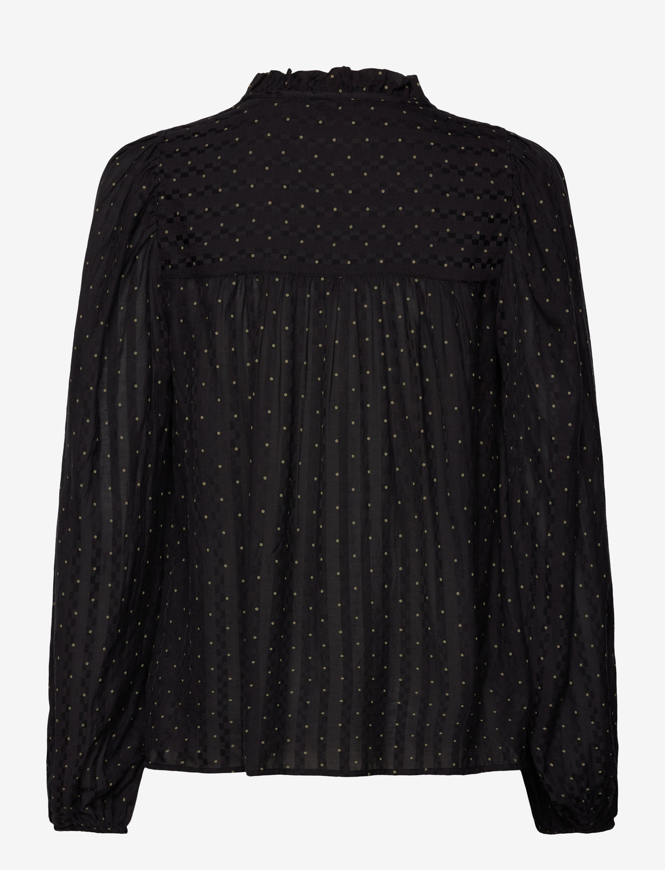 Sofie Schnoor - LOURDESSW BLOUSE - langärmlige blusen - black - 1