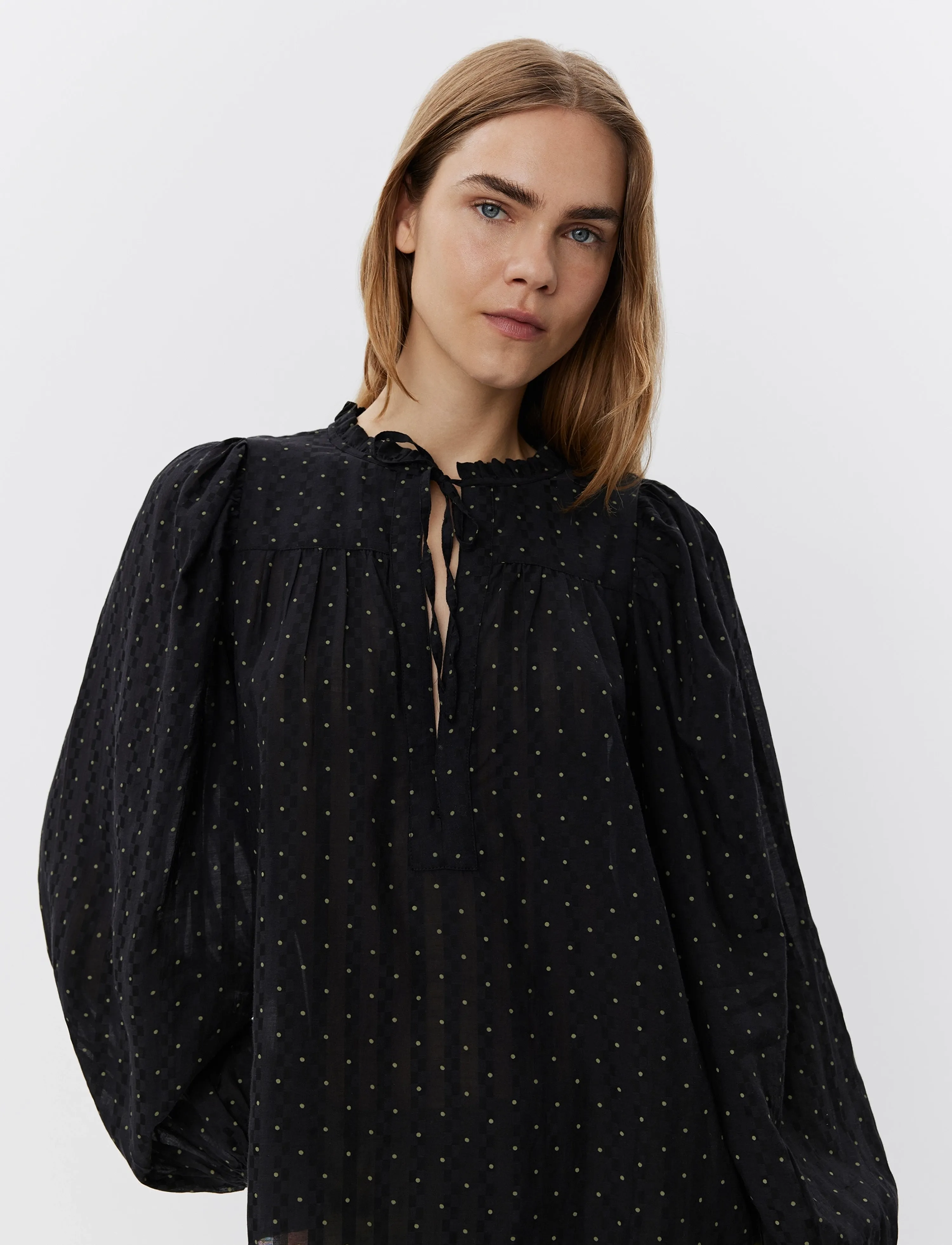 Sofie Schnoor - LOURDESSW BLOUSE - black - 0
