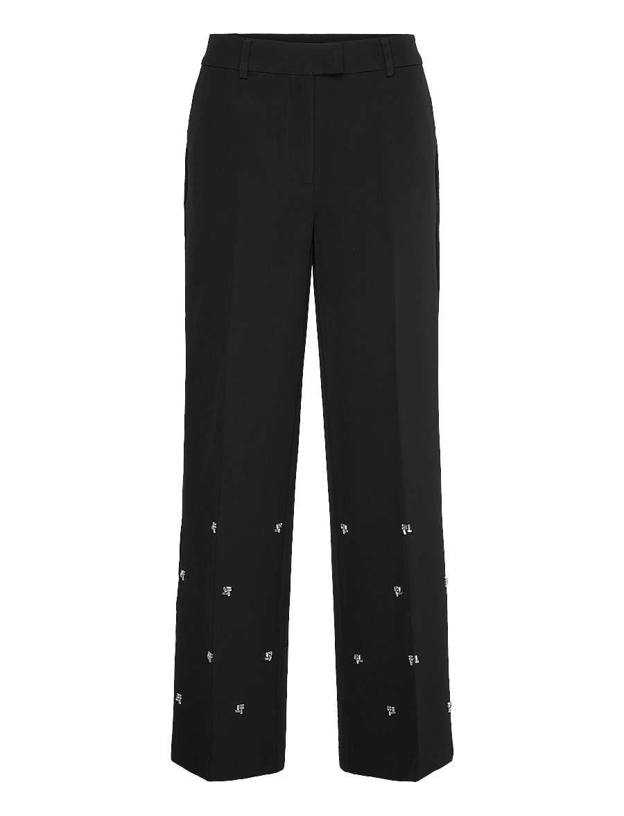 Sofie Schnoor - TRULASW TROUSERS - bukser med lige ben - black - 1