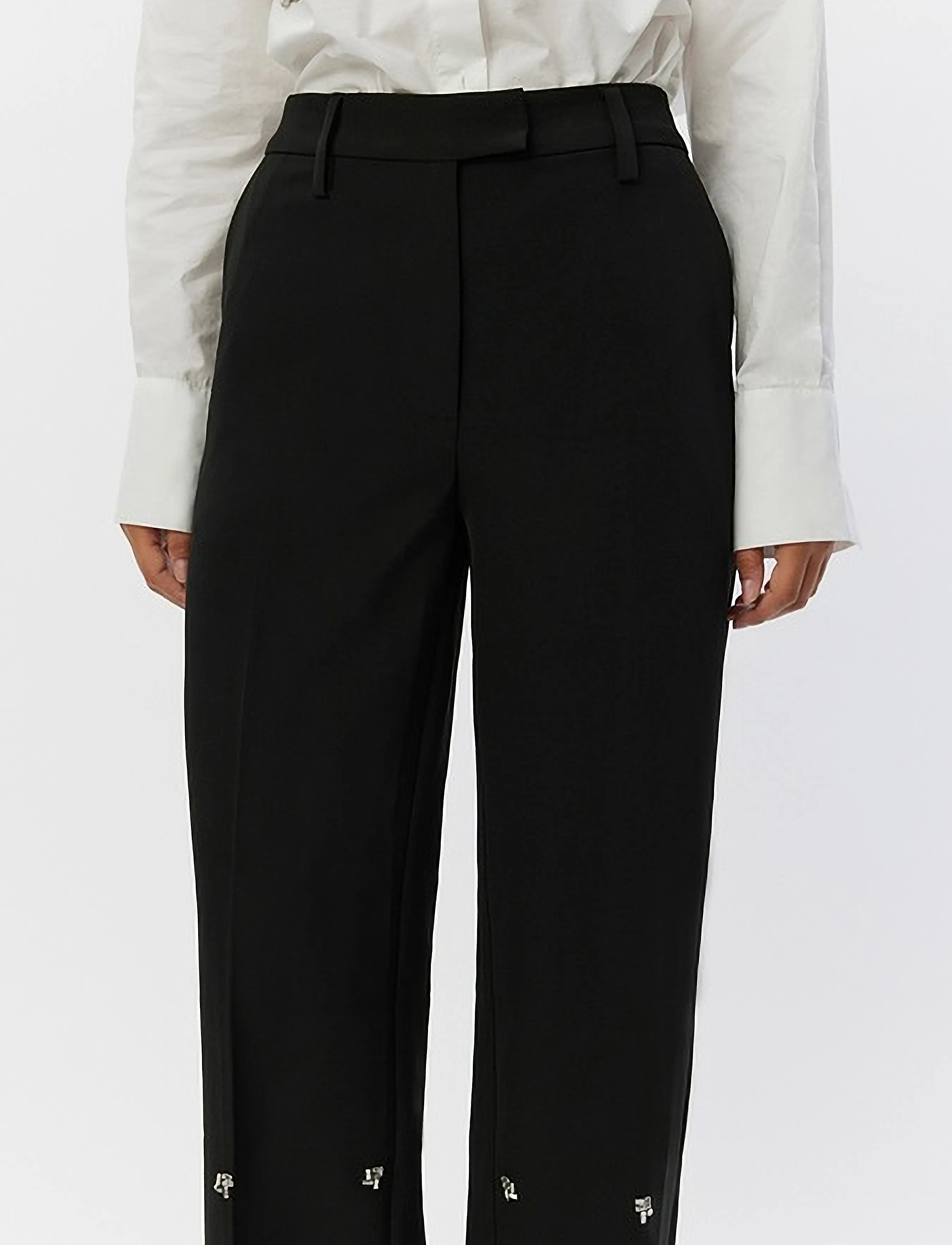 Sofie Schnoor - TRULASW TROUSERS - suorat housut - black - 3
