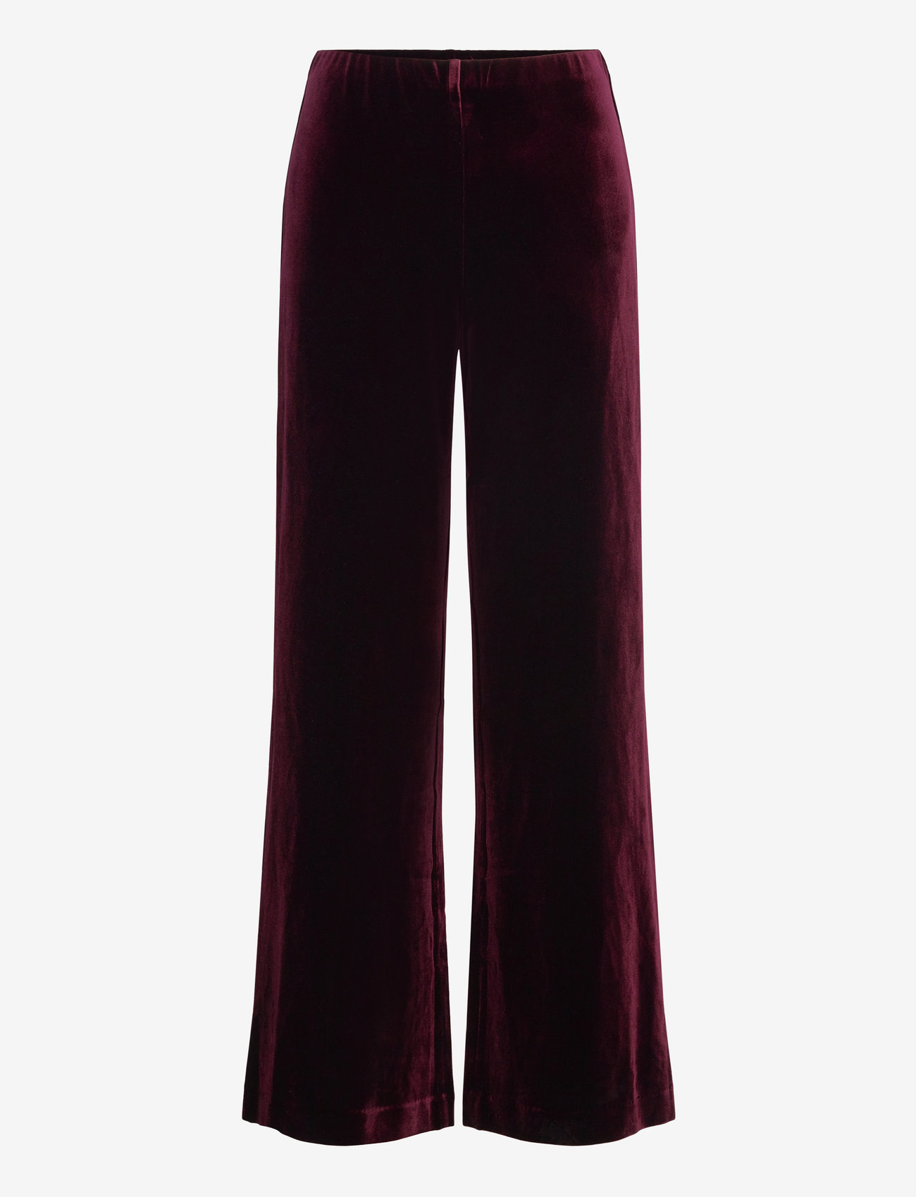 Sofie Schnoor - VALOSW TROUSERS - laia säärega püksid - burgundy - 0