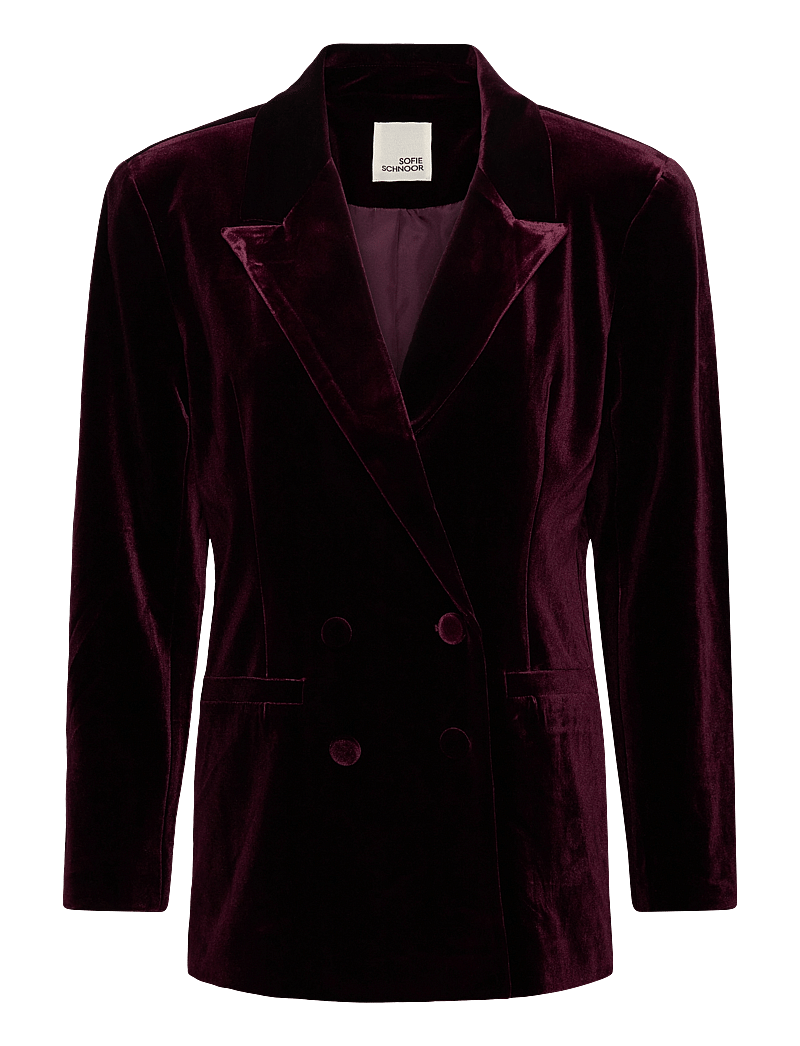 Sofie Schnoor - VIVIANSW BLAZER - einreihige blazer - burgundy - 1