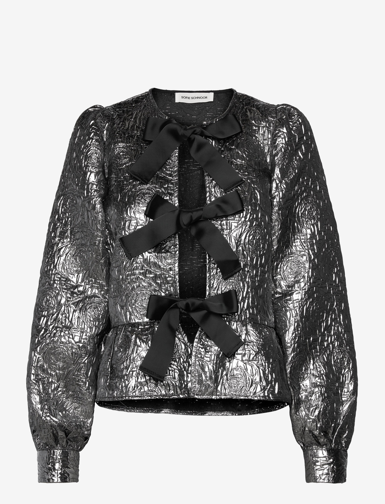 Sofie Schnoor - SADIESW SHIRT - langärmlige blusen - silver - 1