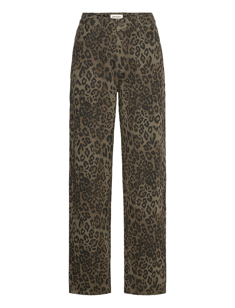 Sofie Schnoor - TOKYOSW JEANS - sirge säärega teksad - olive - 1