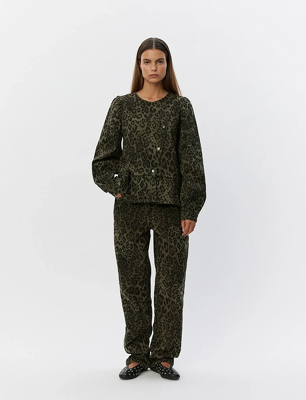 Sofie Schnoor - SADISW JACKET - langerma blússur - olive - 0
