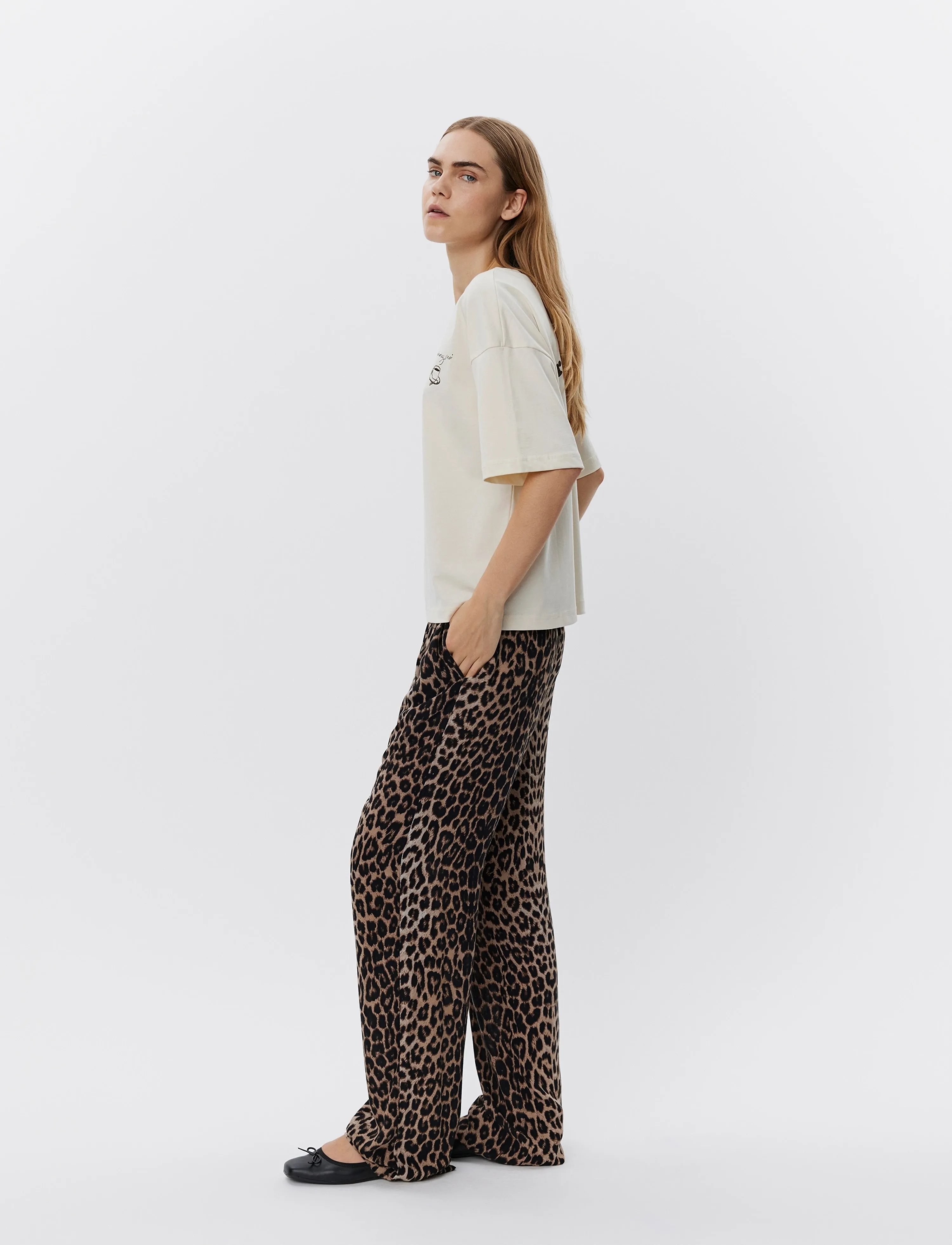 Sofie Schnoor - Trousers - sügisene kokkuhoid - aop leo - 3