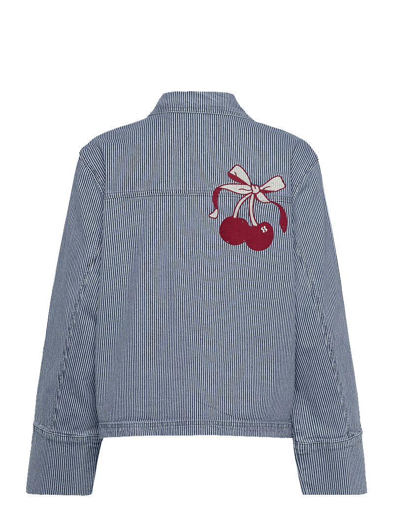 Sofie Schnoor - MARLOSW JACKET - overshirts - blue striped - 2