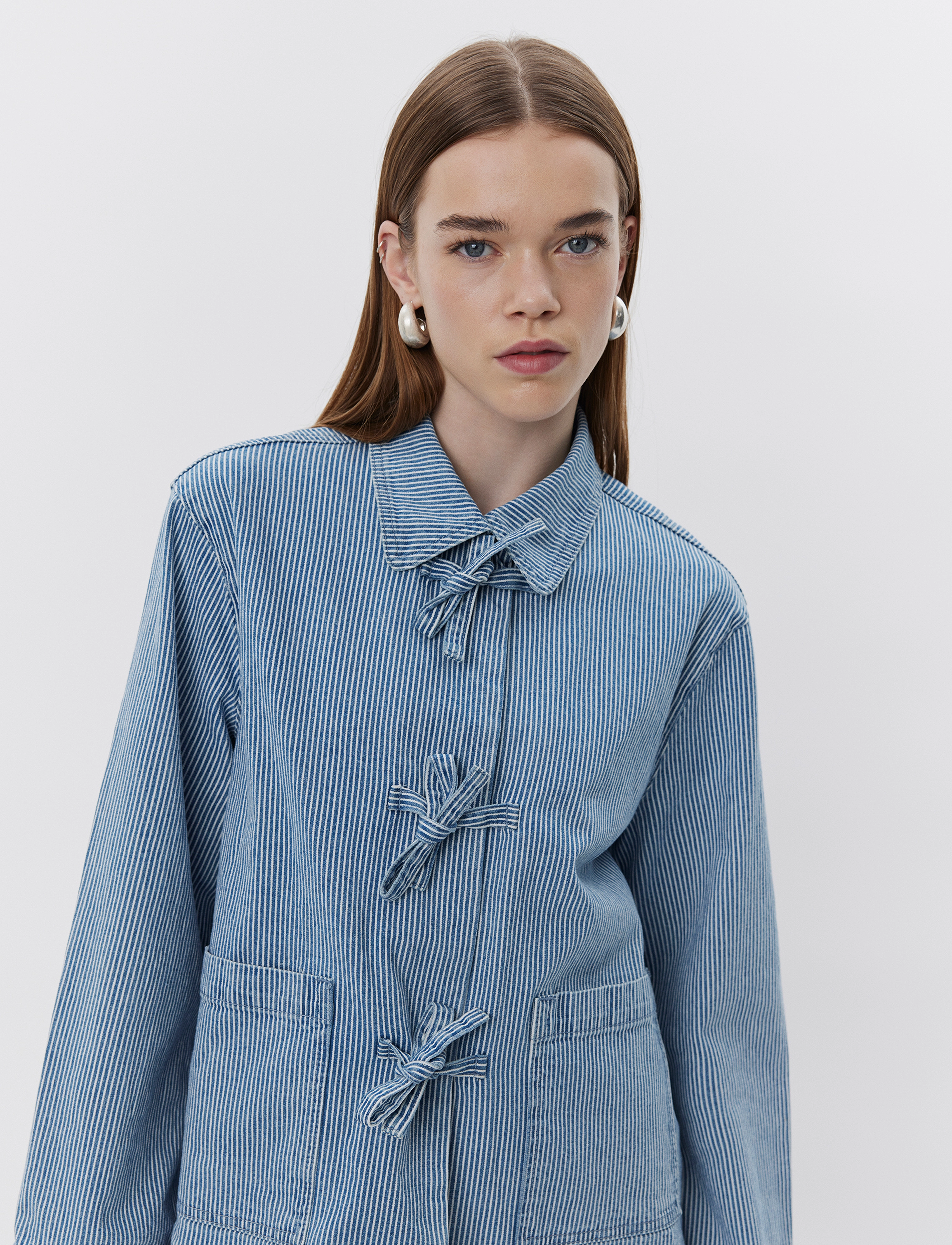 Sofie Schnoor - MARLOSW JACKET - damen - blue striped - 3