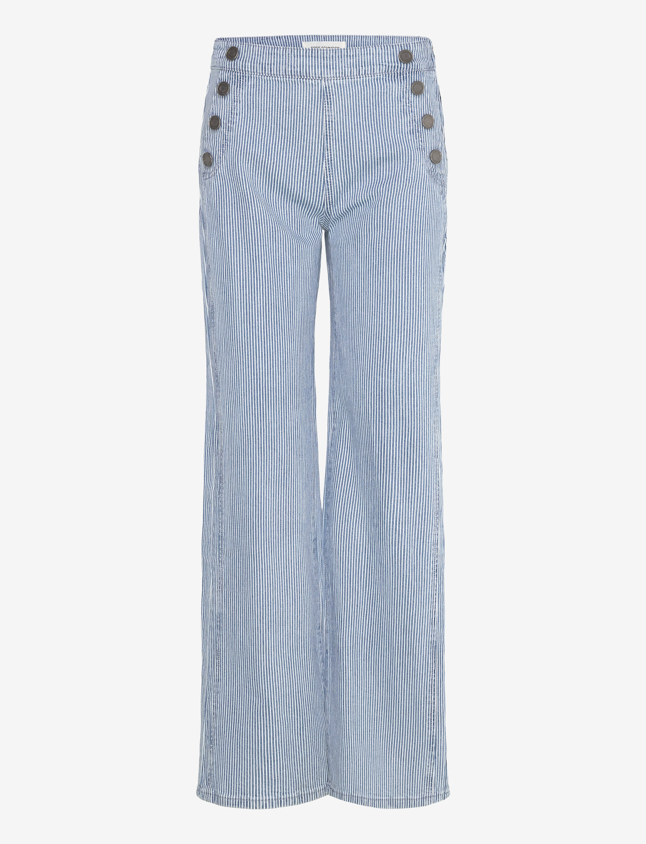 Sofie Schnoor - LYONSW TROUSERS - straight leg hosen - blue striped - 0