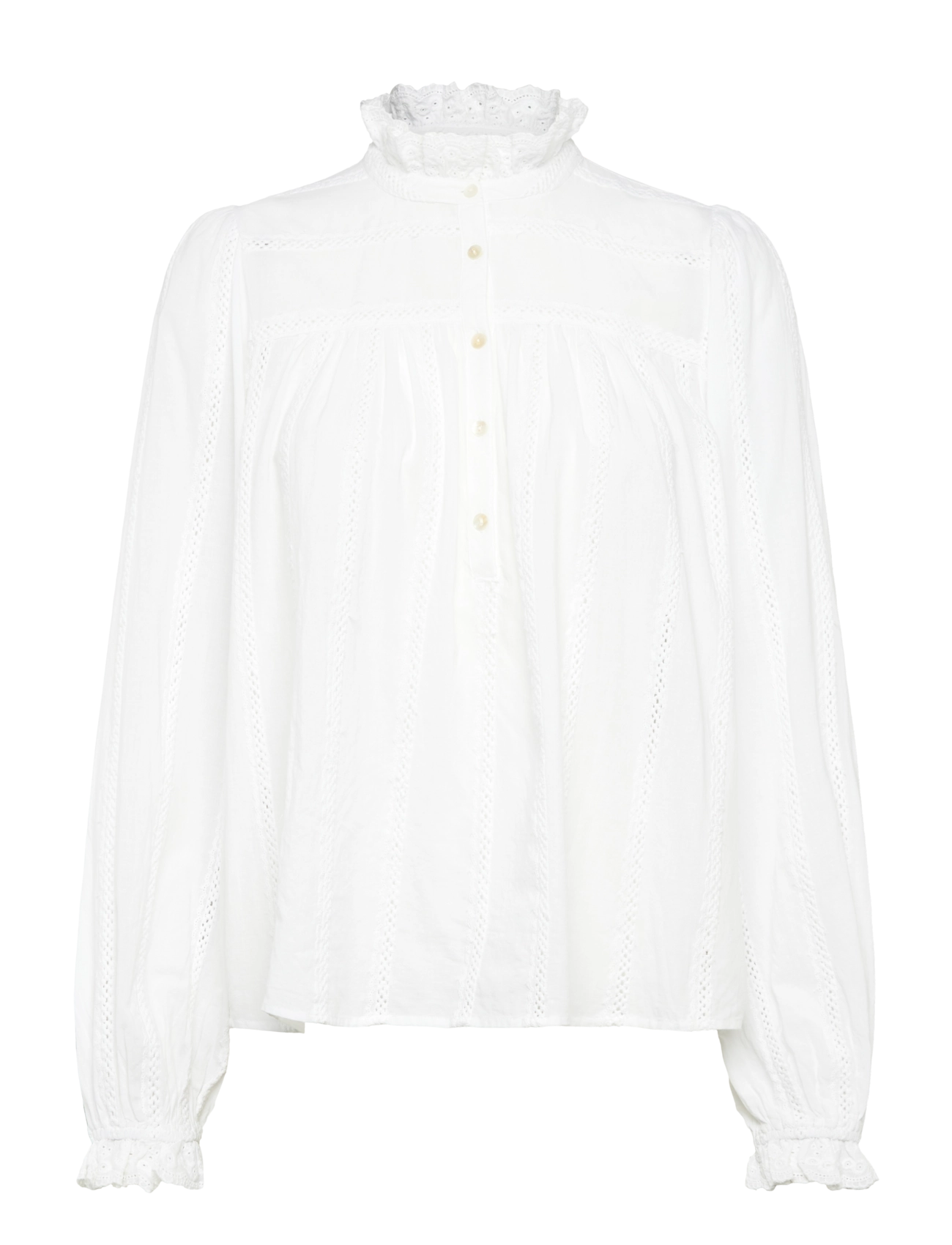 Sofie Schnoor ASORIASW SHIRT - Blouses & Shirts - SNOW WHITE / white
