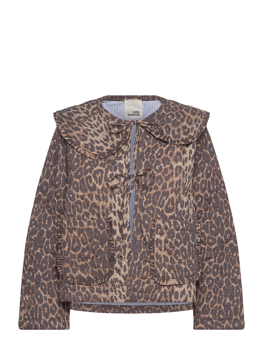 Sofie Schnoor - SVANASW JACKET - overshirts - leopard - 1